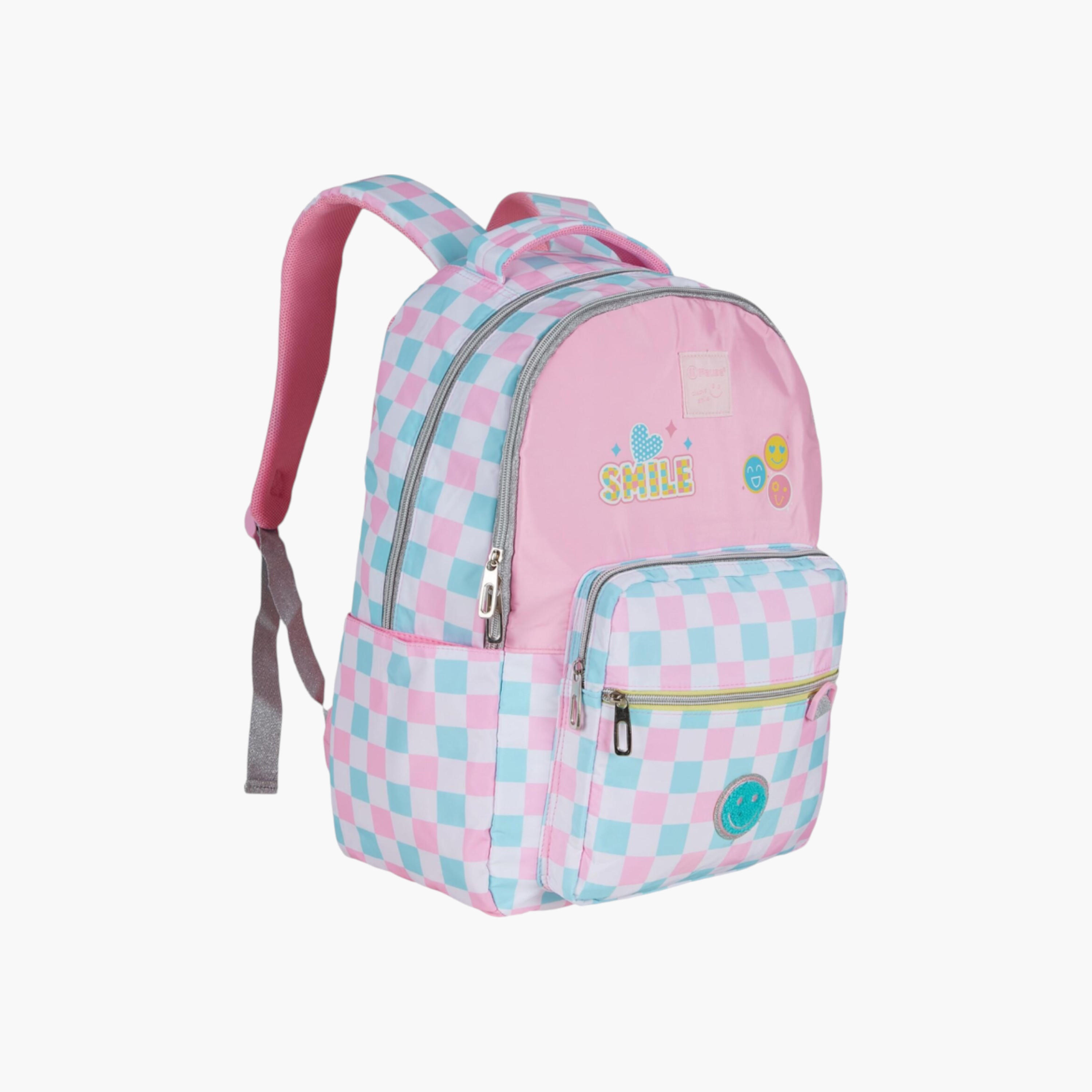 PAUSE Printed Backpack with Adjustable Straps and Zip Closure - 6x12x21 cms-school-bagsandbackpacks-backpacks-image-2