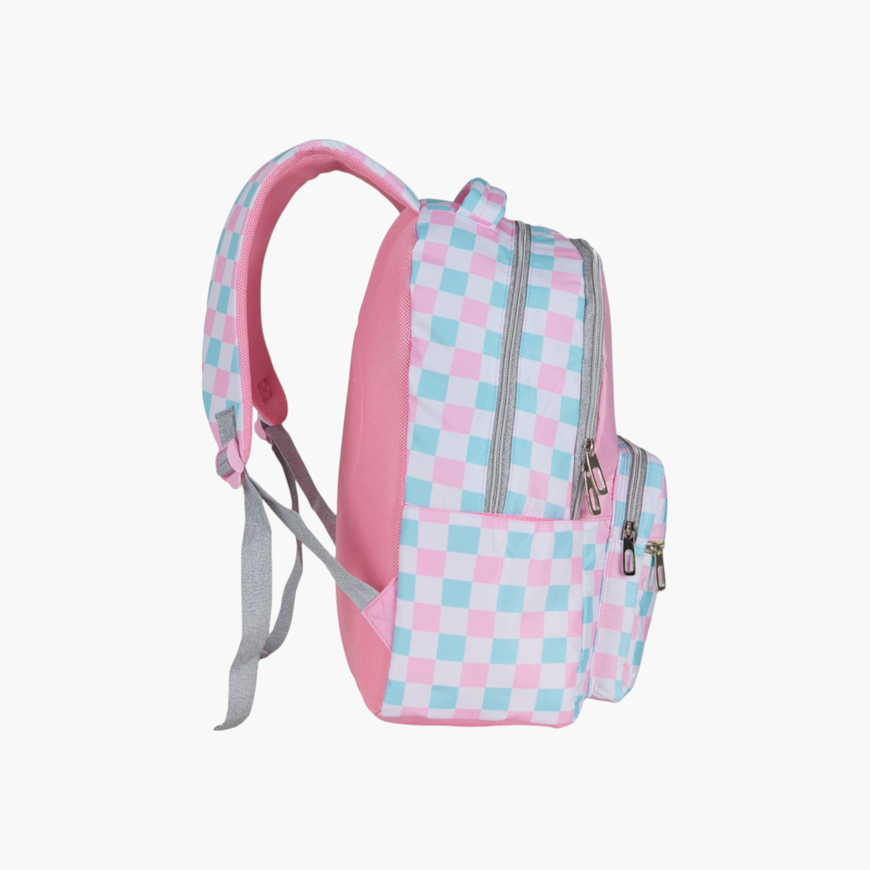 شنطة ظهر بأحزمة قابلة للتعديل وسحاب إغلاق وطبعات من بوز - 6x12x21 سم-school-bagsandbackpacks-backpacks-image-3