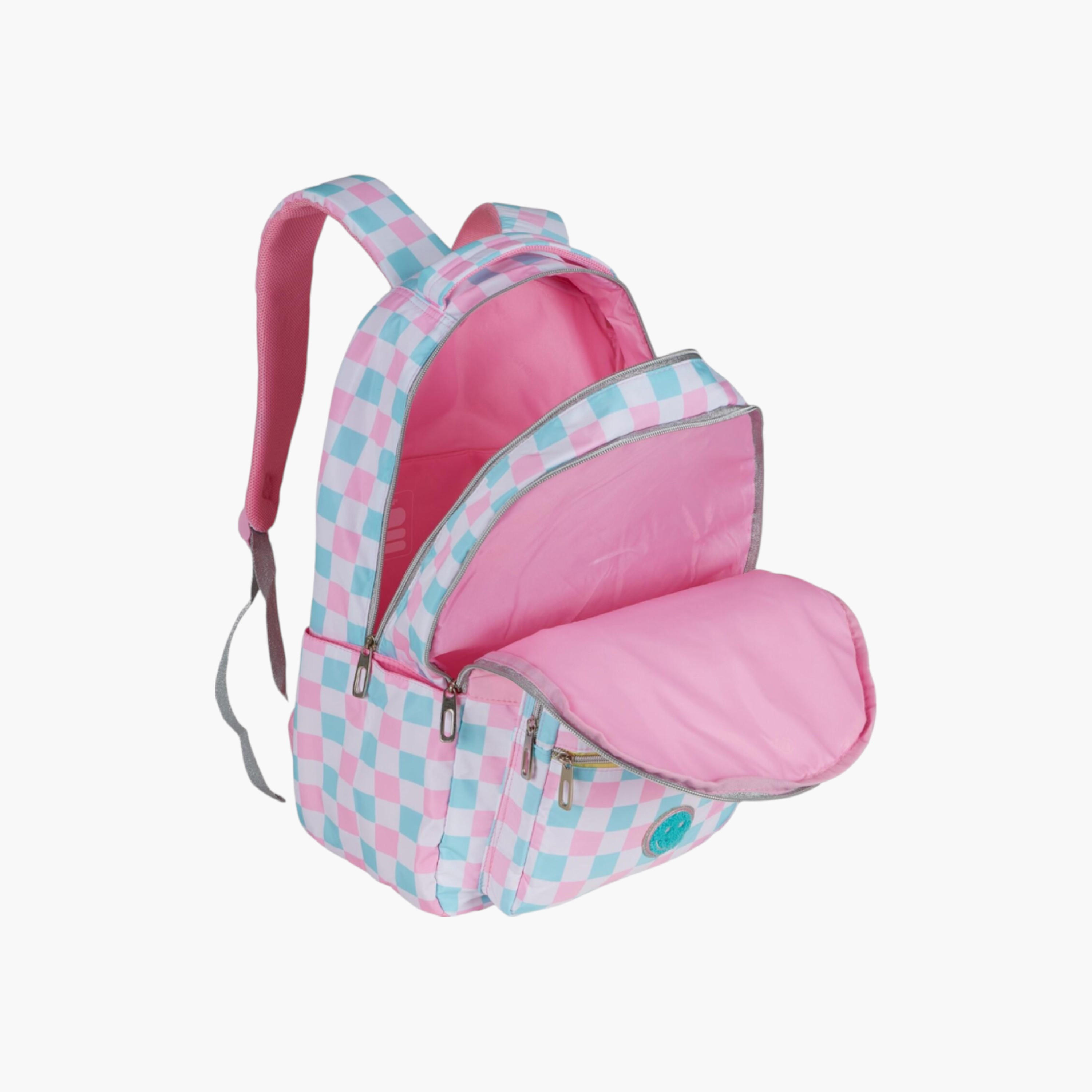 PAUSE Printed Backpack with Adjustable Straps and Zip Closure - 6x12x21 cms-school-bagsandbackpacks-backpacks-image-4