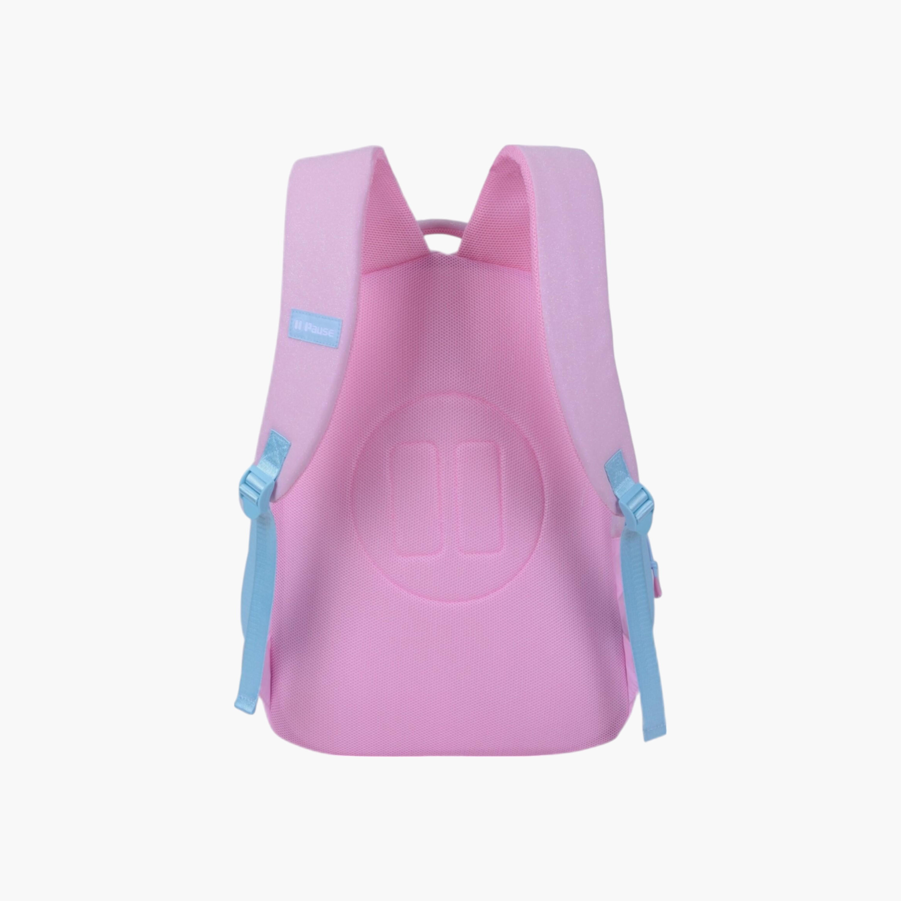 PAUSE Confetti Accent Backpack with Adjustable Straps and Zip Closure - 6x12x21 cms-school-bagsandbackpacks-backpacks-image-3