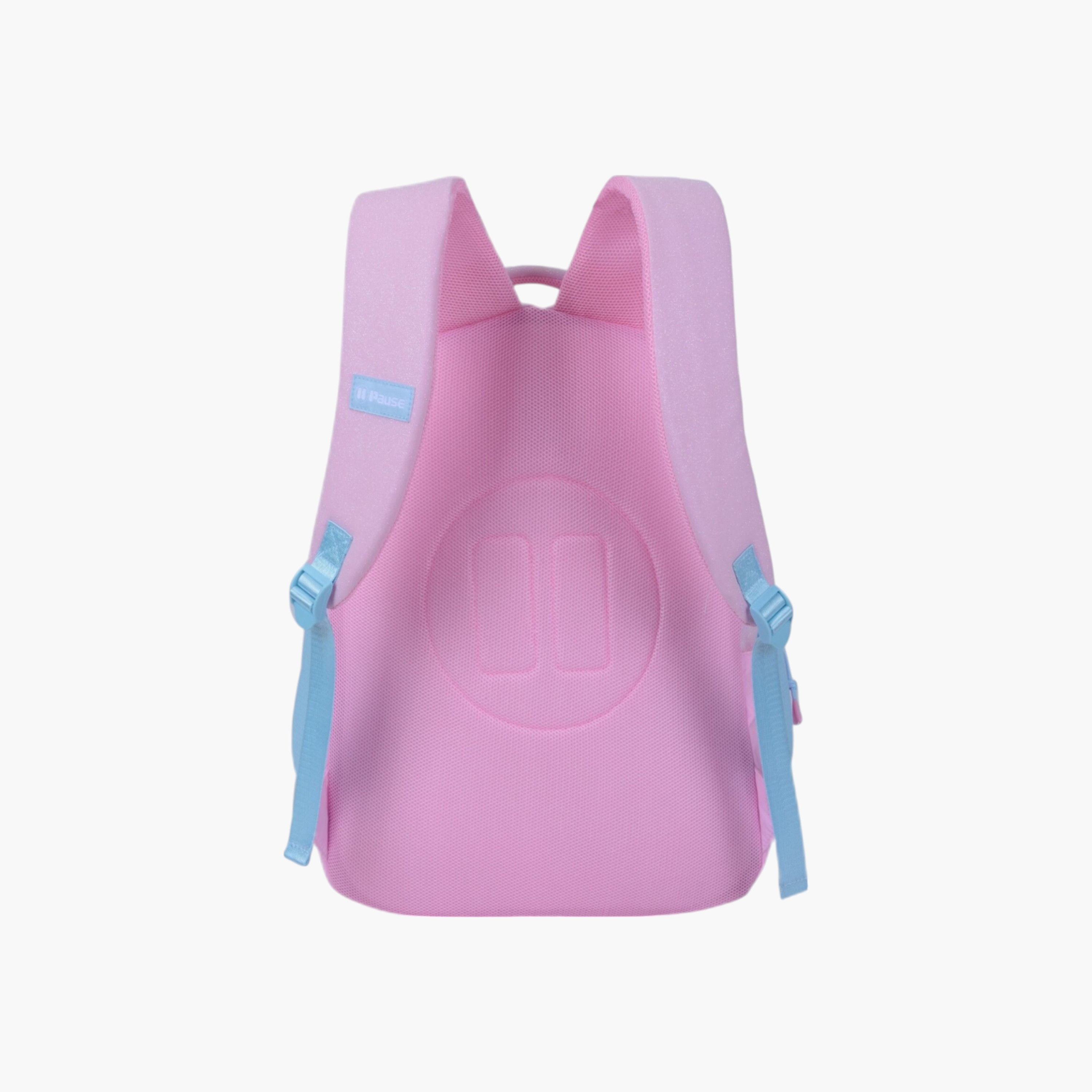 PAUSE Confetti Accent Backpack with Adjustable Straps and Zip Closure - 6x12x21 cms-school-bagsandbackpacks-backpacks-image-3
