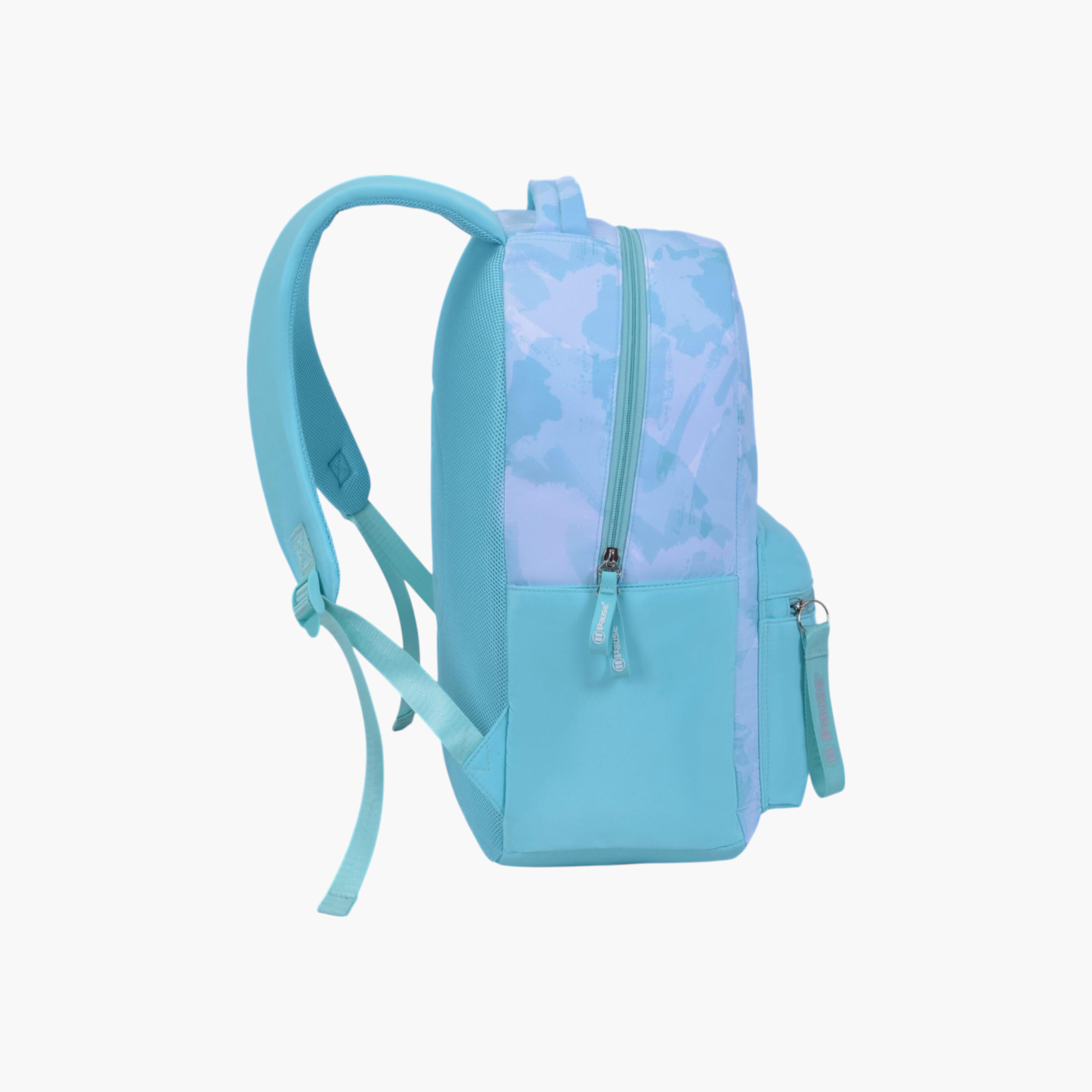 PAUSE Printed Backpack with Adjustable Straps and Zip Closure - 6x12x21 cms-school-bagsandbackpacks-backpacks-image-2