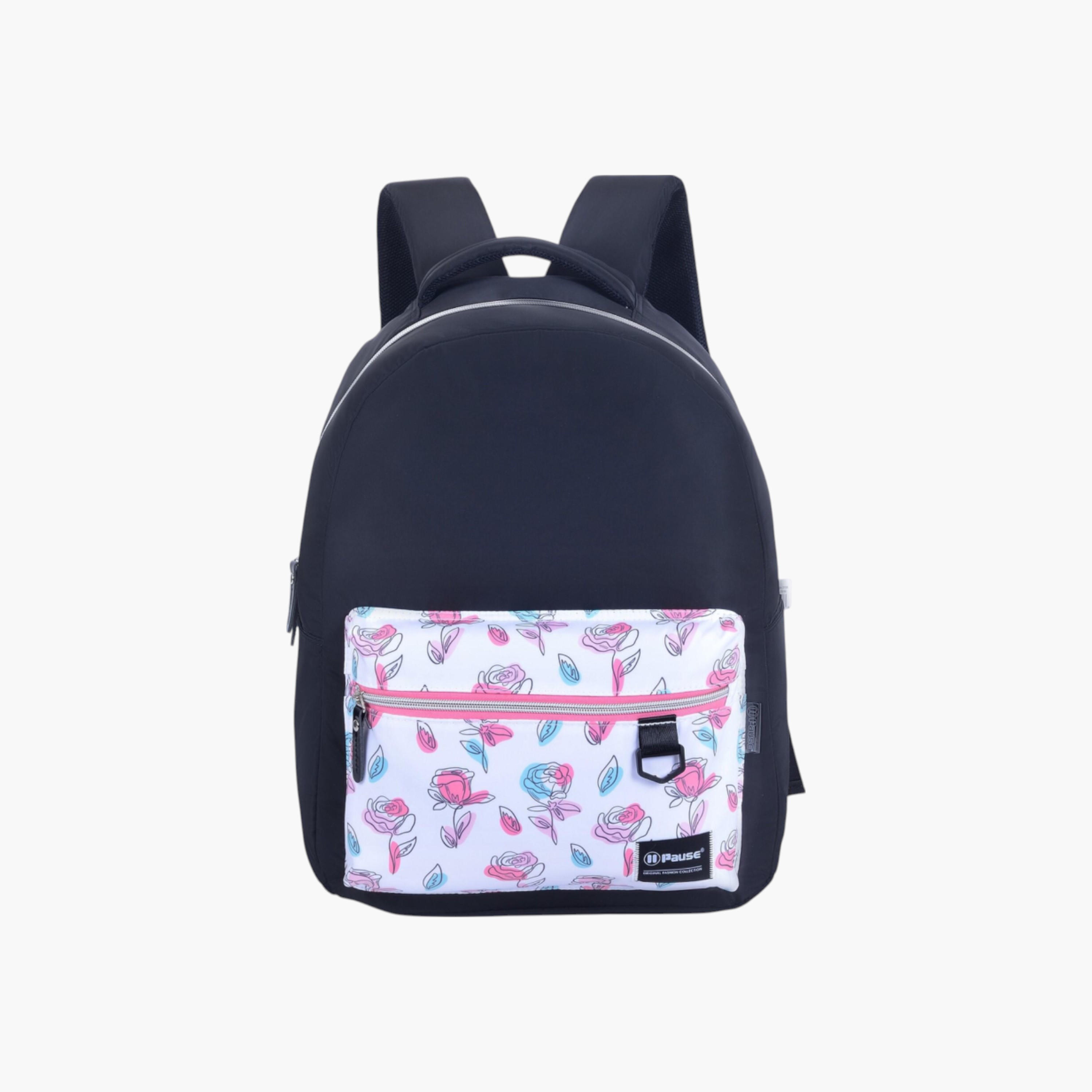 شنطة ظهر بأحزمة قابلة للتعديل وسحاب إغلاق وطبعات من بوز - 6x12x21 سم-school-bagsandbackpacks-backpacks-image-1