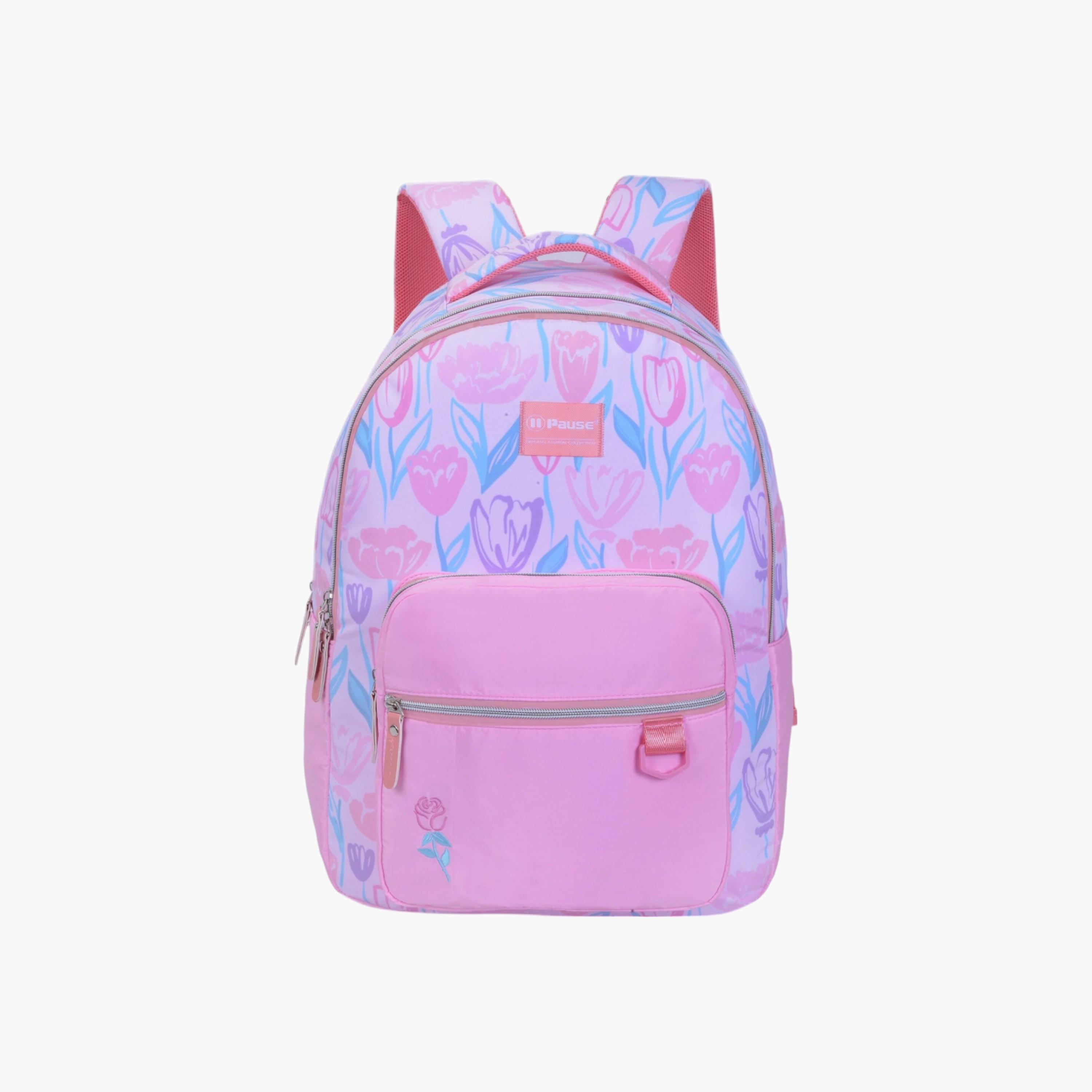 PAUSE Printed School Backpack with Adjustable Shoulder Straps - 12x21 cms-school-bagsandbackpacks-backpacks-image-1