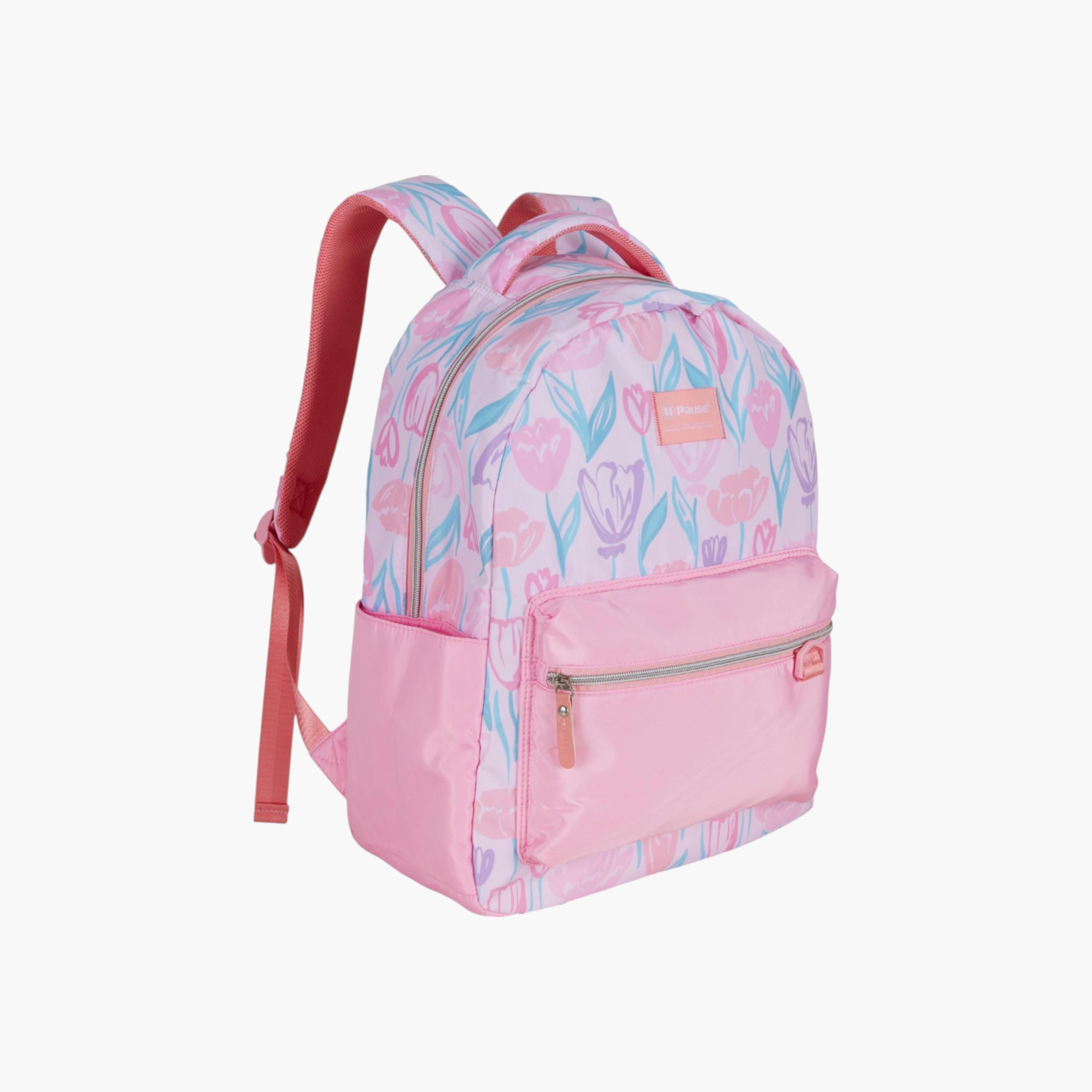 PAUSE Printed Backpack with Adjustable Shoulder Straps - 12x21 cms-school-bagsandbackpacks-backpacks-image-1