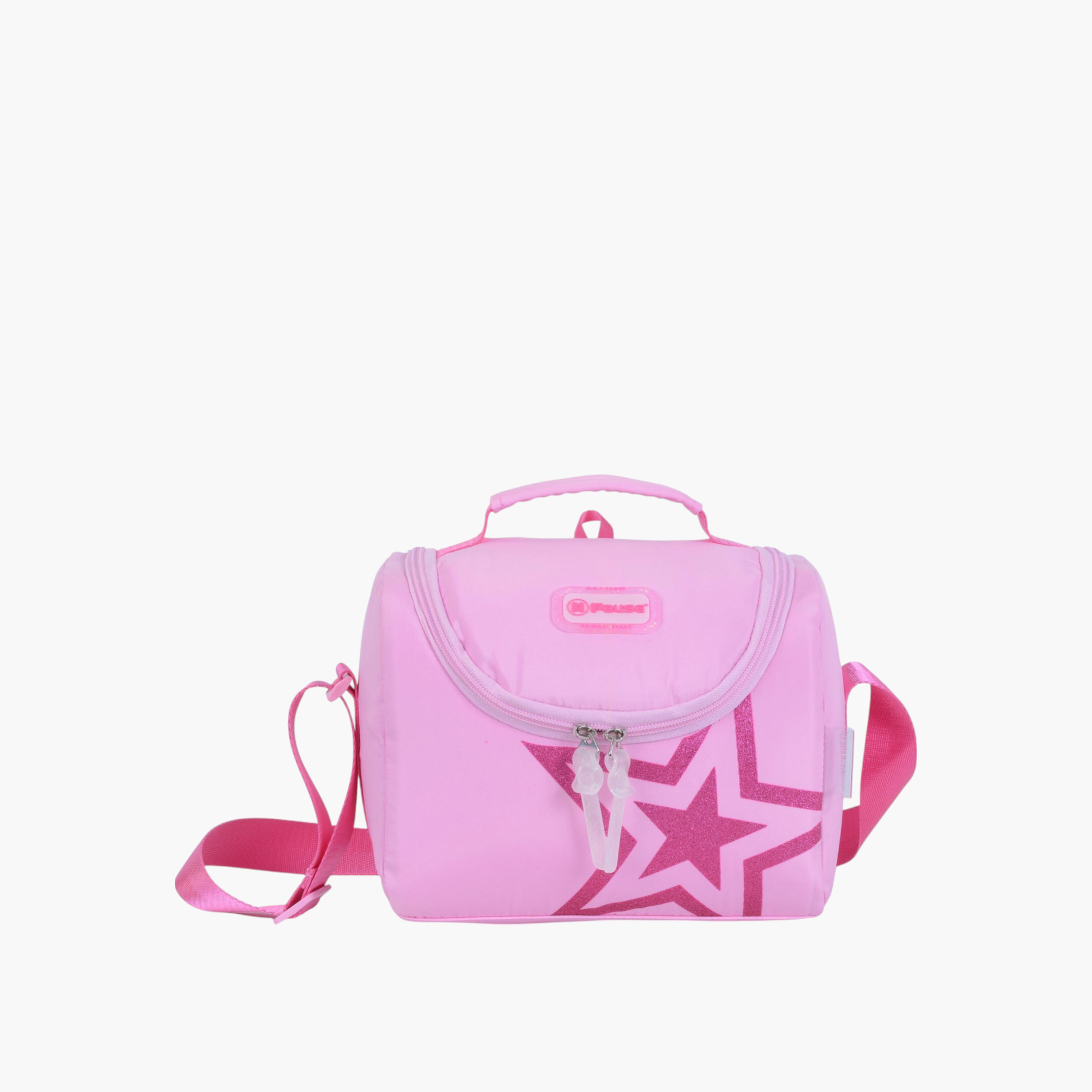 شنطة غداء معزولة بطبعات نجوم وسحّاب إغلاق من بوز-school-lunchessentials-lunchbags-image-1