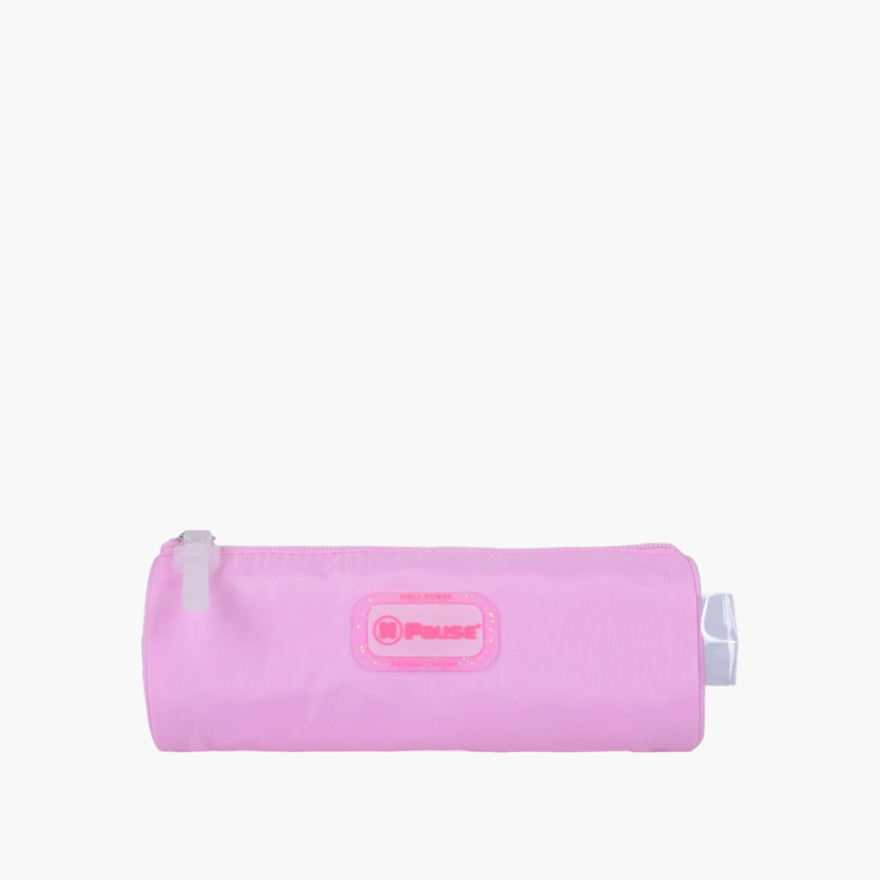 PAUSE Logo Applique Pencil Pouch with Zip Closure-school-stationery-pencilcases-image-1
