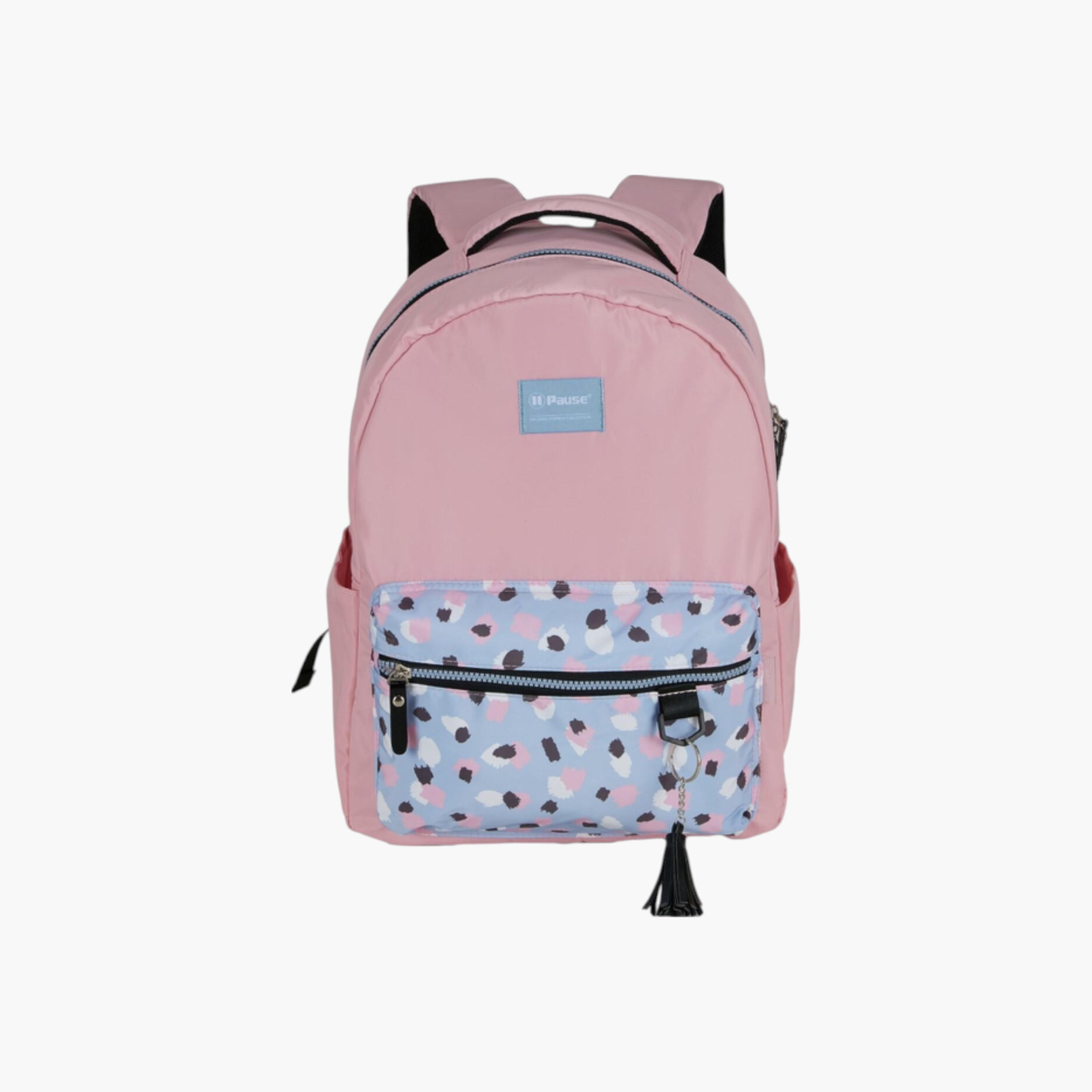 شنطة ظهر سادة وحمّالات قابلة للتعديل وسحاب إغلاق من بوز - 6×12×21 سم-school-bagsandbackpacks-backpacks-image-1