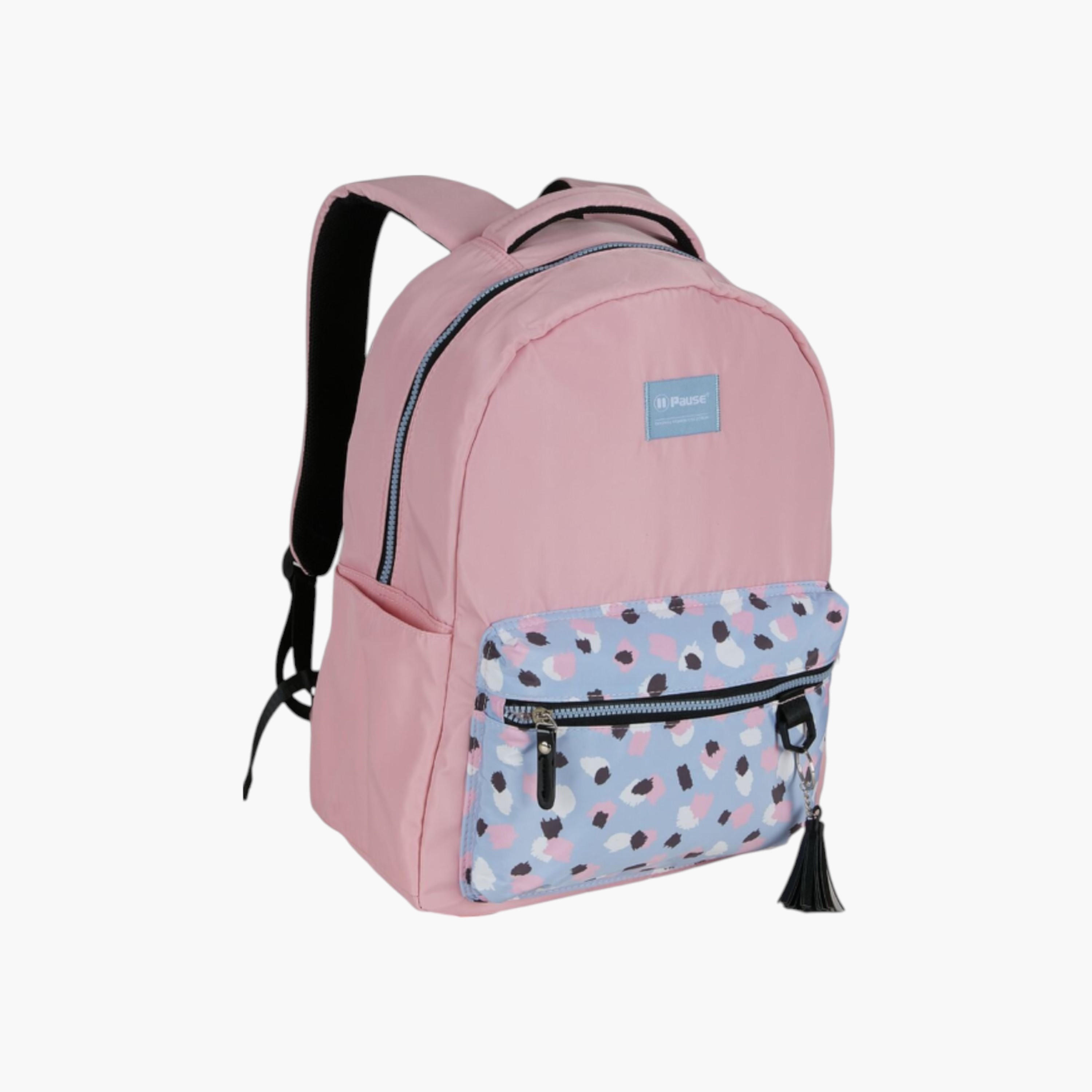 شنطة ظهر سادة وحمّالات قابلة للتعديل وسحاب إغلاق من بوز - 6×12×21 سم-school-bagsandbackpacks-backpacks-image-2