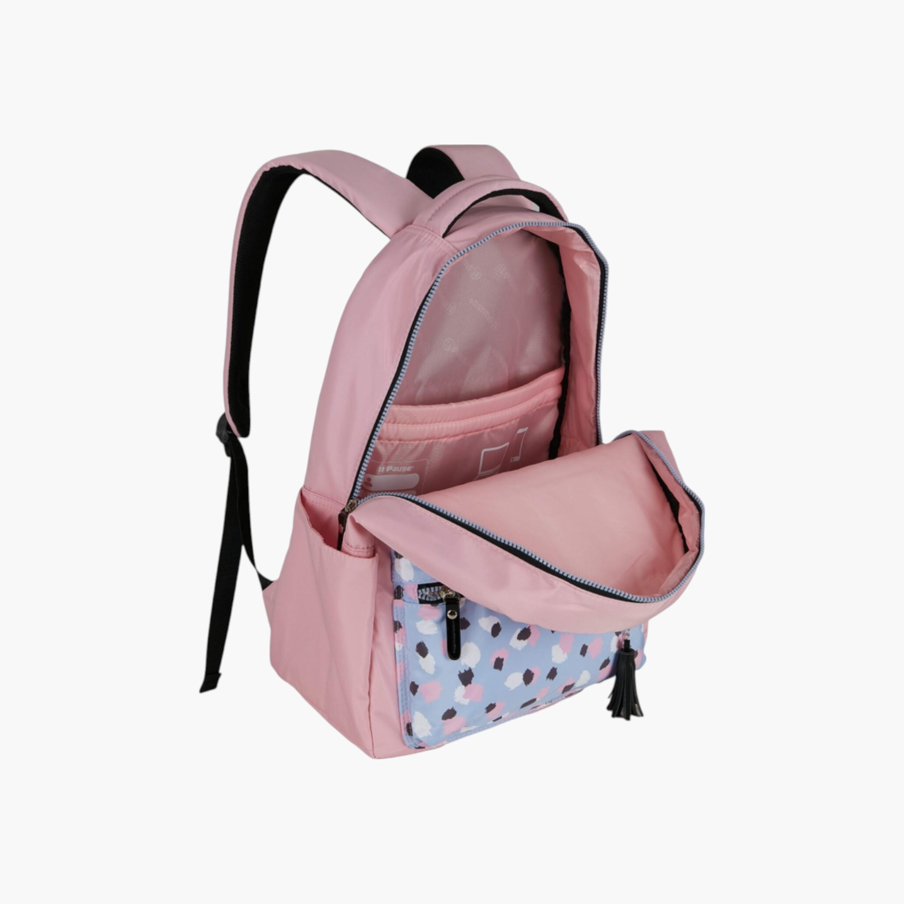 شنطة ظهر سادة وحمّالات قابلة للتعديل وسحاب إغلاق من بوز - 6×12×21 سم-school-bagsandbackpacks-backpacks-image-3