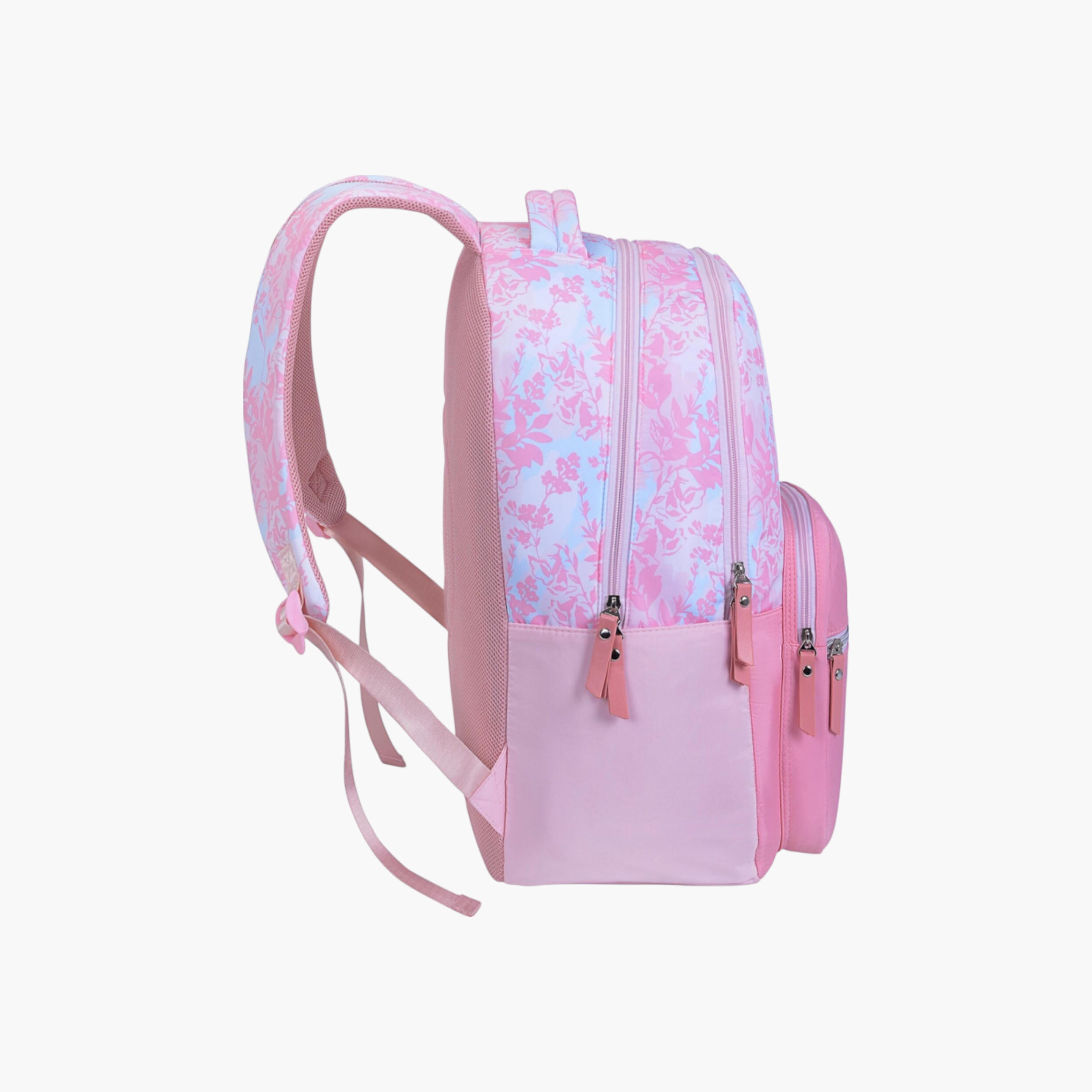 شنطة ظهر بأحزمة قابلة للتعديل وسحاب إغلاق وطبعات من بوز - 6x12x21 سم-school-bagsandbackpacks-backpacks-image-2