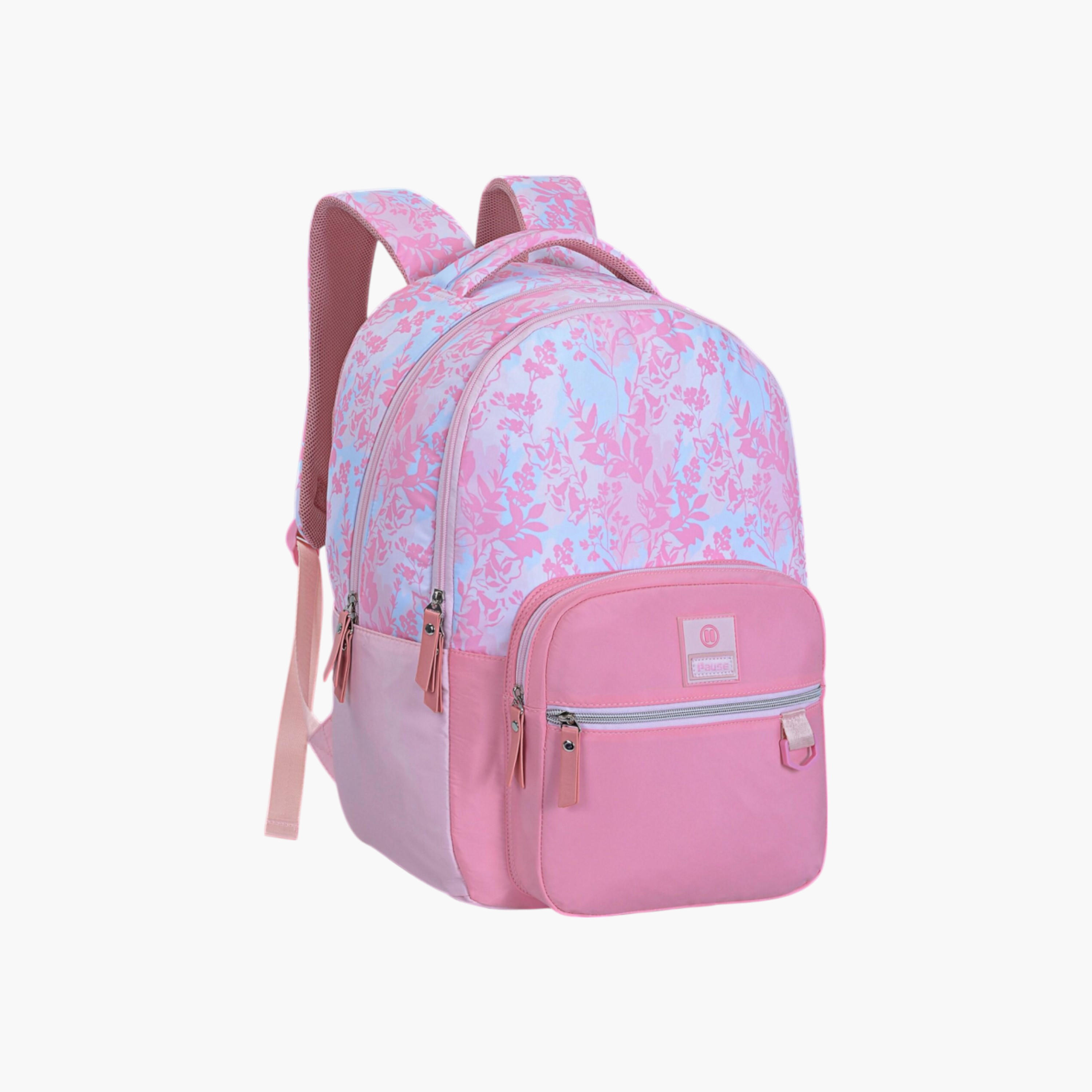 شنطة ظهر بأحزمة قابلة للتعديل وسحاب إغلاق وطبعات من بوز - 6x12x21 سم-school-bagsandbackpacks-backpacks-image-3