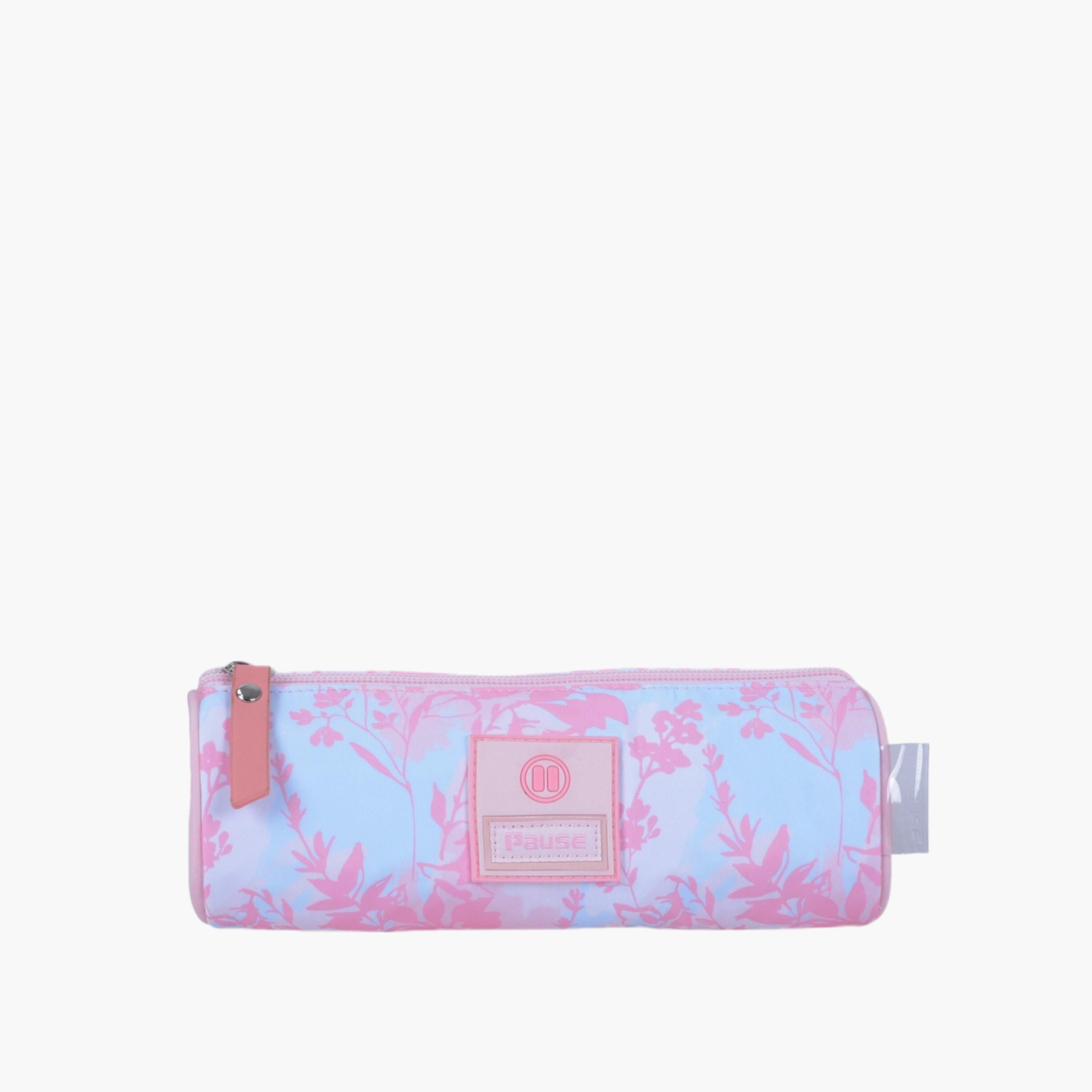 PAUSE Floral Print Pencil Pouch with Zip Closure-school-stationery-pencilcases-image-1