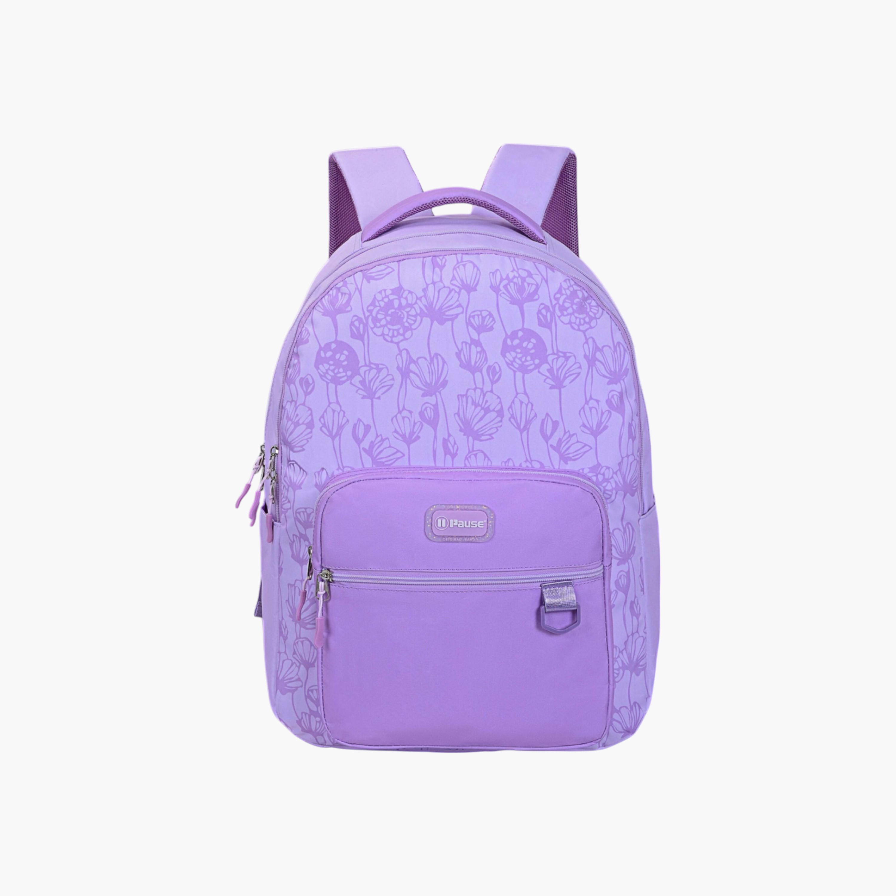 PAUSE Printed School Backpack with Adjustable Shoulder Straps - 12x21 cms-school-bagsandbackpacks-backpacks-image-1
