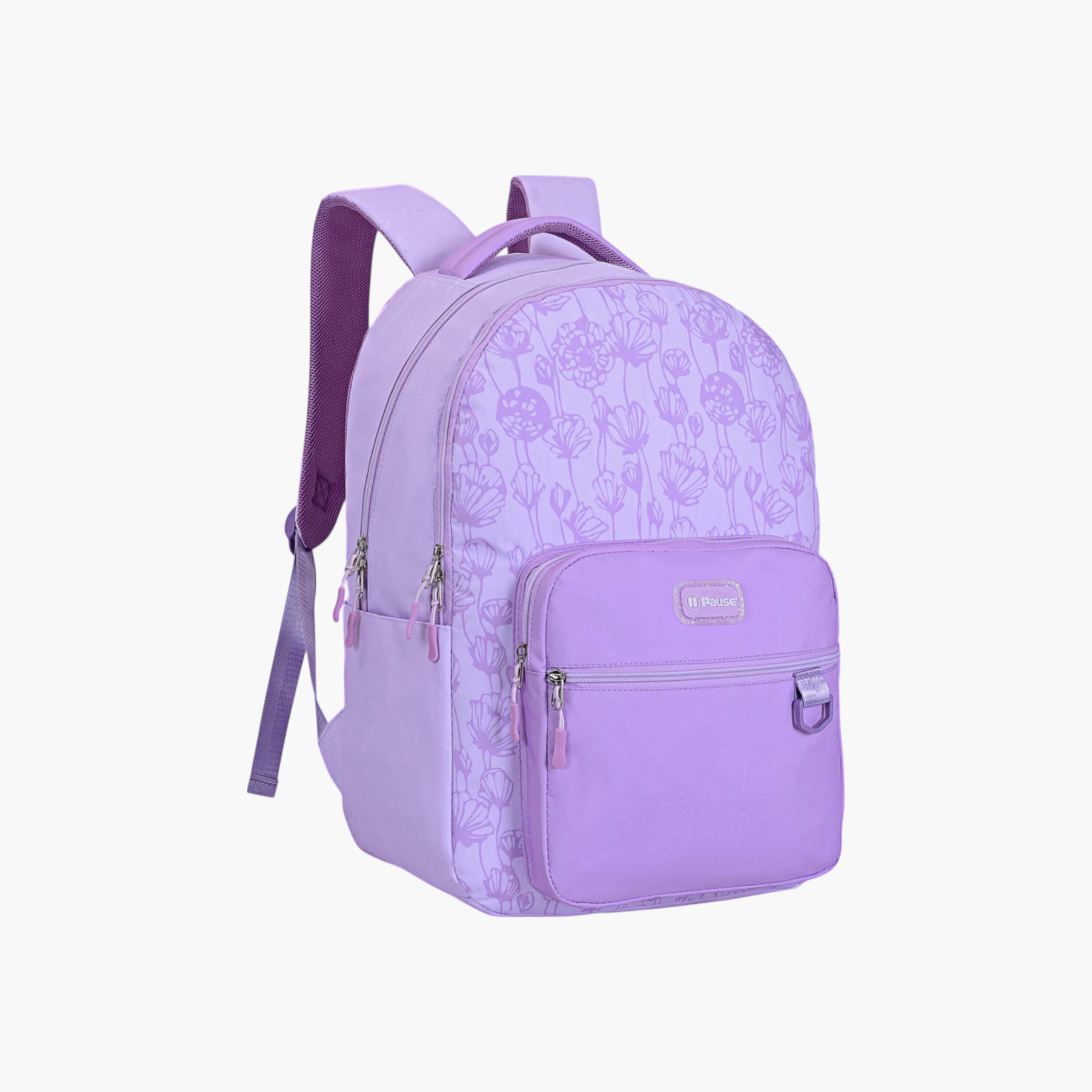شنطة ظهر مدرسية بحمالات كتف قابلة للتعديل وطبعات من بوز - 12x21سم-school-bagsandbackpacks-backpacks-image-3