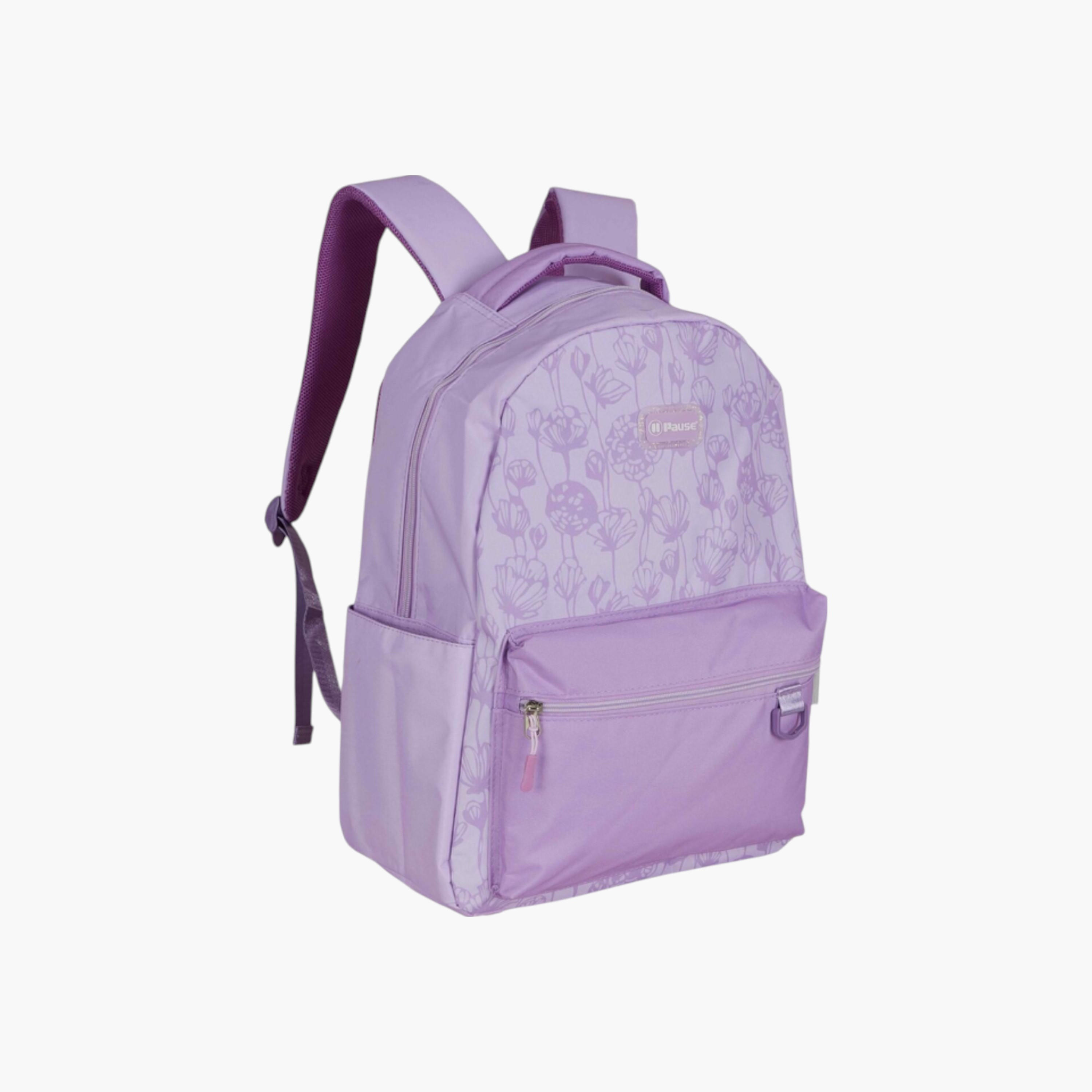 شنطة ظهر بأحزمة قابلة للتعديل وسحاب إغلاق وطبعات من بوز - 6x12x21 سم-school-bagsandbackpacks-backpacks-image-1