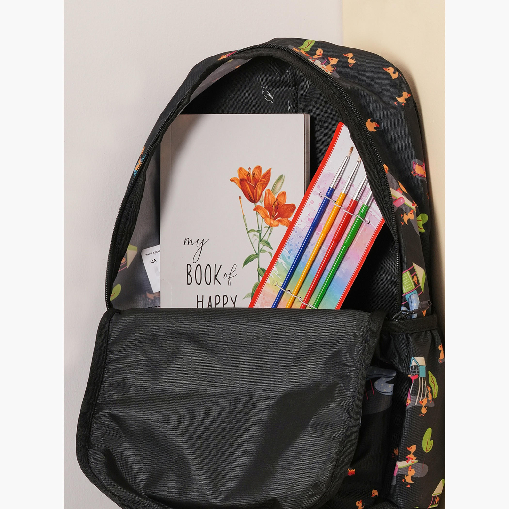 Wildcraft Wiki Printed Backpack with Adjustable Straps and Zip Closure - 16x16x42 cms-school-bagsandbackpacks-backpacks-image-10