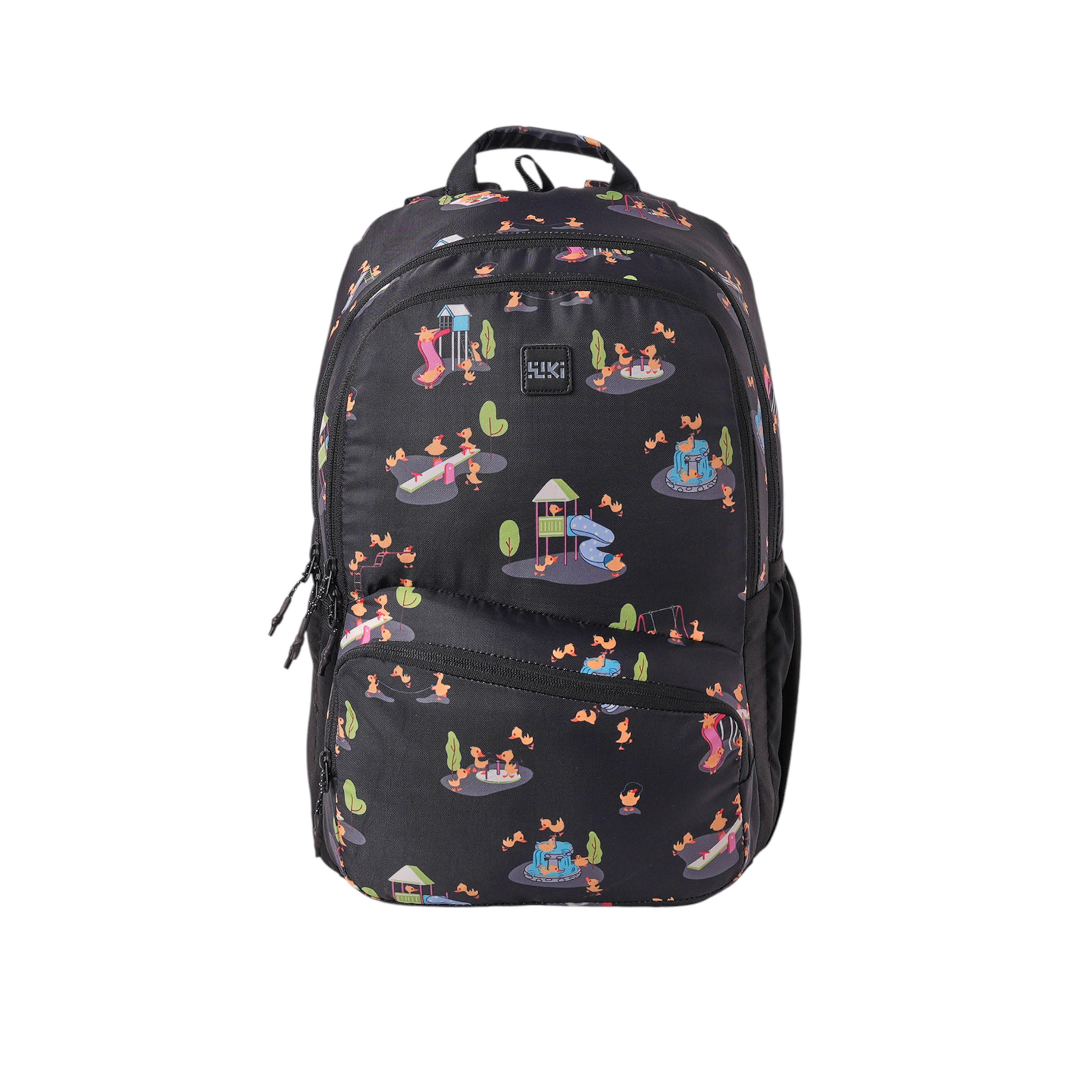 Wildcraft Wiki Duck Print School Backpack with Adjustable Shoulder Straps - 17x17x42 cms-school-bagsandbackpacks-backpacks-image-1