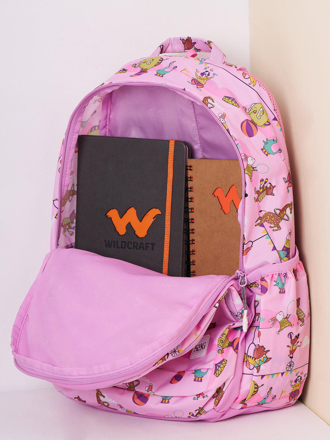Wildcraft Wiki Printed Backpack with Adjustable Straps and Zip Closure - 23x23x42 cms-school-bagsandbackpacks-backpacks-image-11
