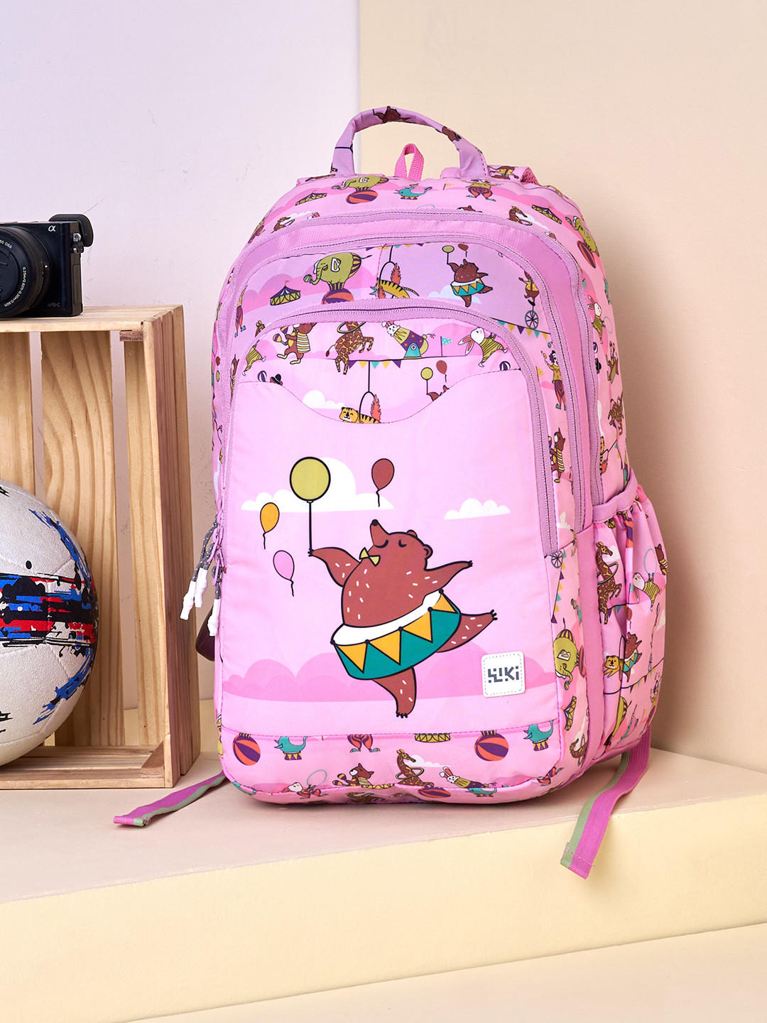 Wildcraft Wiki Printed Backpack with Adjustable Straps and Zip Closure - 23x23x42 cms-school-bagsandbackpacks-backpacks-image-12
