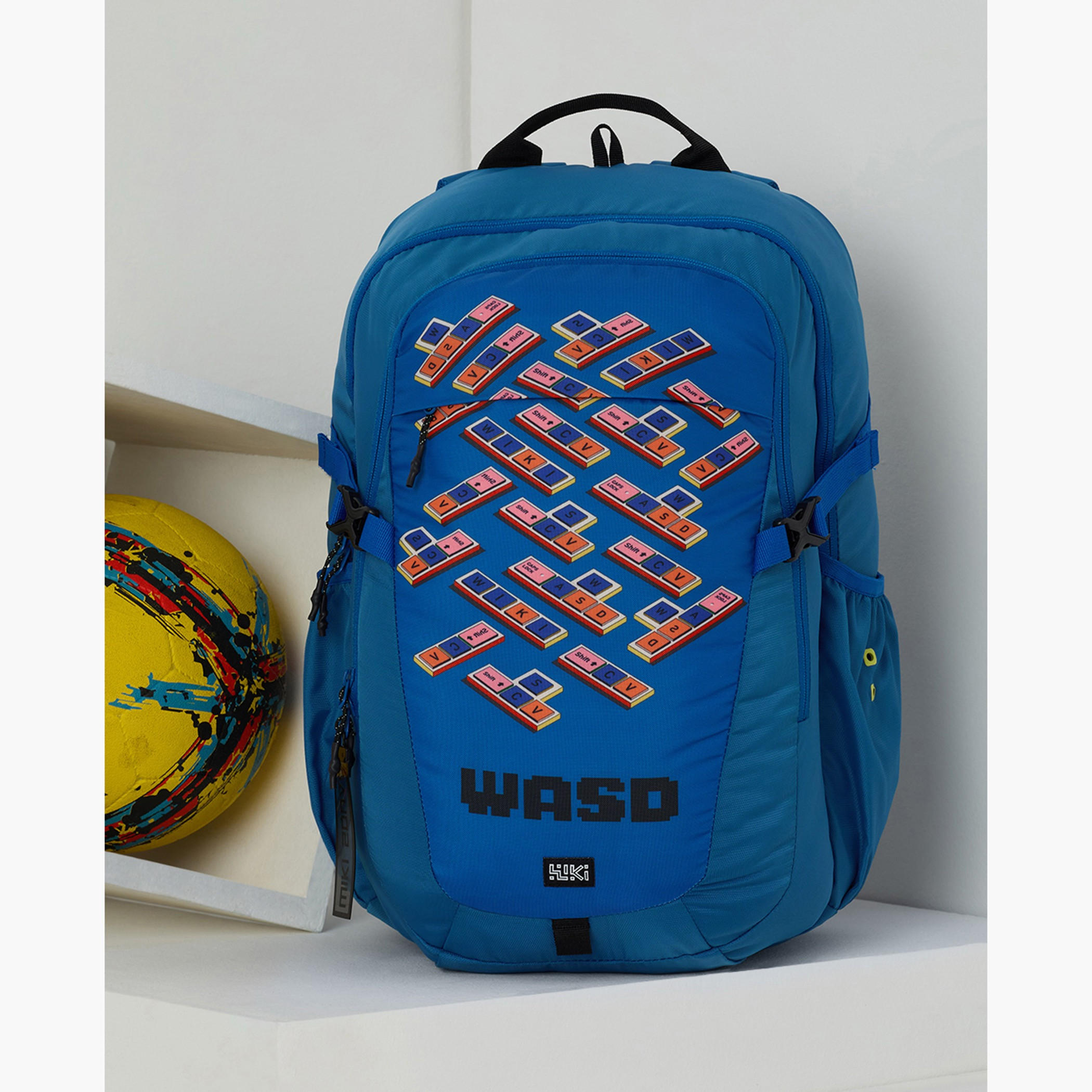 Wildcraft Wiki Printed Backpack with Adjustable Straps and Zip Closure - 23x23x47 cms-school-bagsandbackpacks-backpacks-image-9