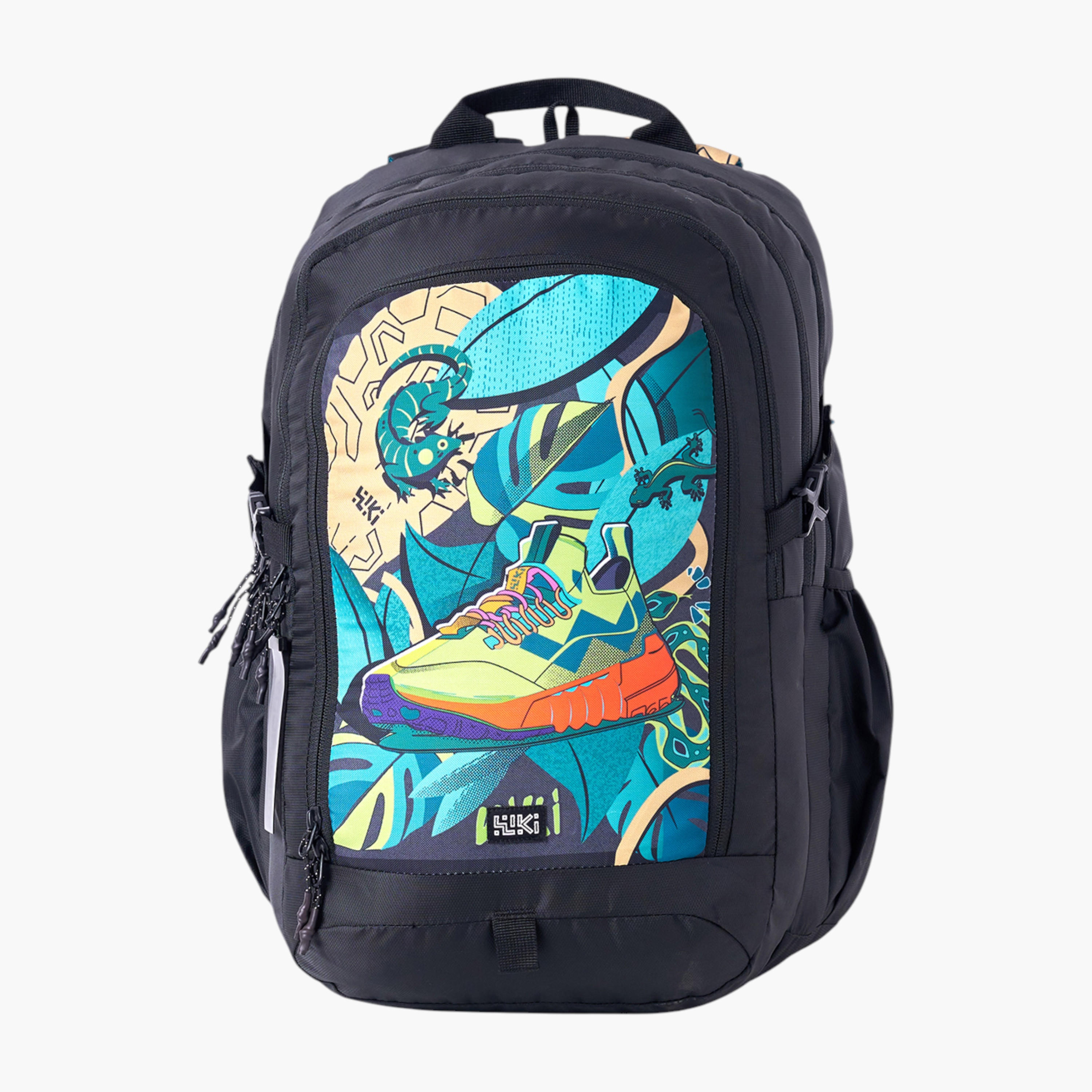 Wildcraft Wiki Printed Backpack with Adjustable Straps and Zip Closure - 25x25x50 cms-school-bagsandbackpacks-backpacks-image-1