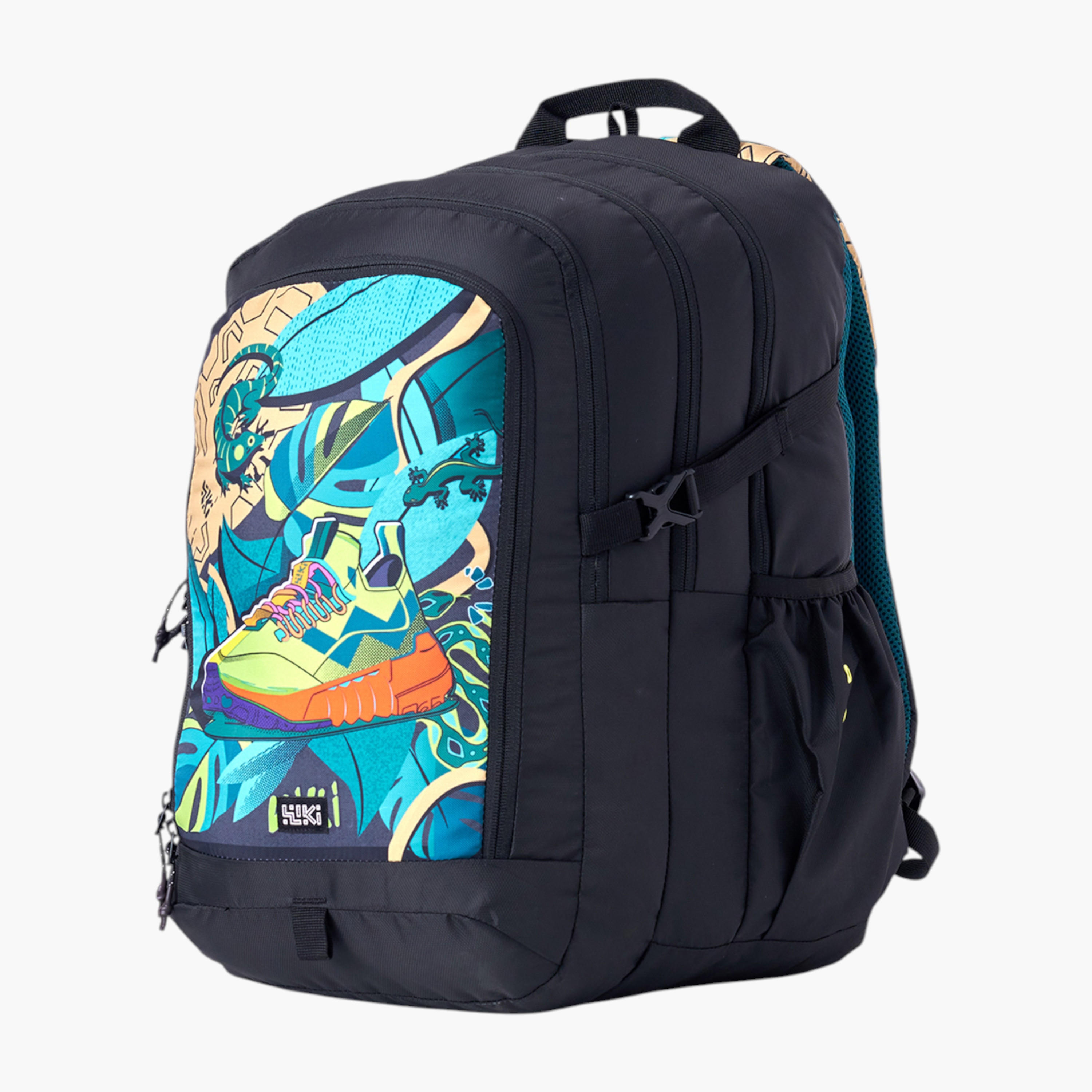 Wildcraft Wiki Printed Backpack with Adjustable Straps and Zip Closure - 25x25x50 cms-school-bagsandbackpacks-backpacks-image-5