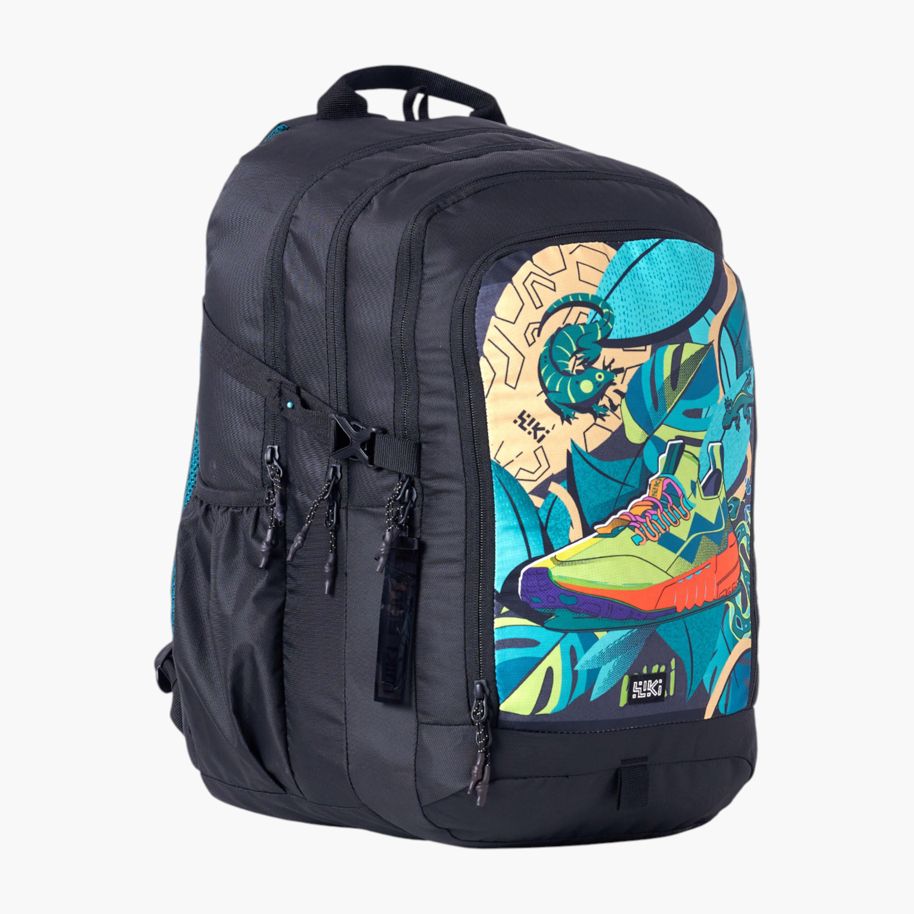 Wildcraft Wiki Printed Backpack with Adjustable Straps and Zip Closure - 25x25x50 cms-school-bagsandbackpacks-backpacks-image-6