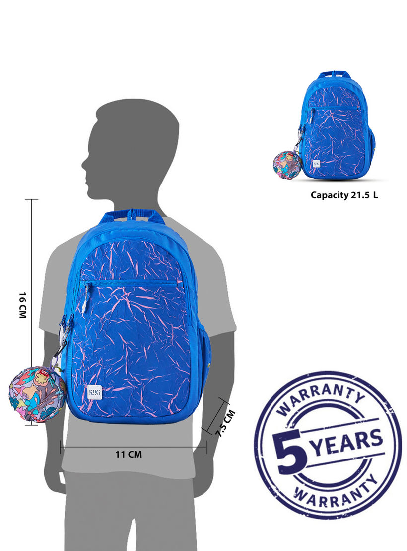 Wildcraft Wiki Printed School Backpack with Coin Pouch - 19x19x41 cms-school-bagsandbackpacks-backpacks-image-2
