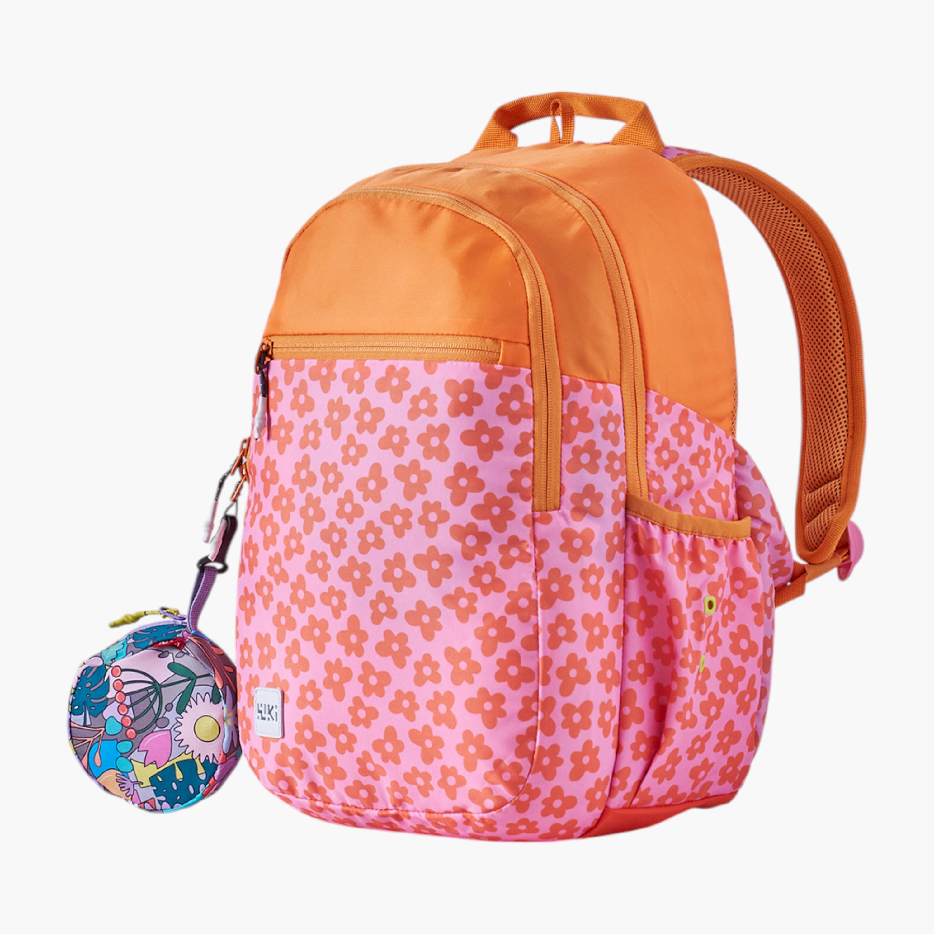 شنطة مدرسية بطبعات مع شنطة نقود صغيرة من وايلدكرافت - 19×19×41 سم-school-bagsandbackpacks-backpacks-image-5