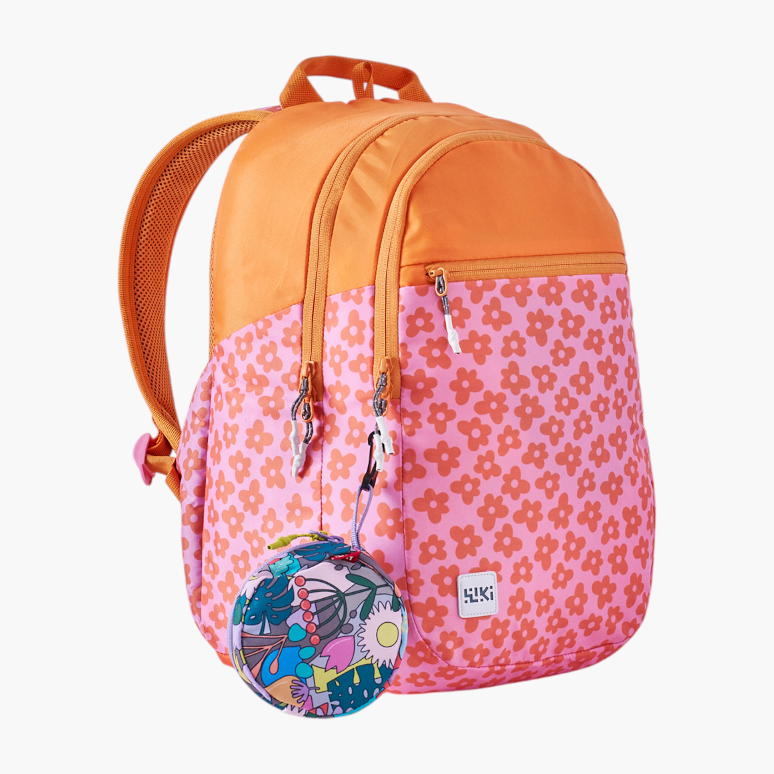 شنطة مدرسية بطبعات مع شنطة نقود صغيرة من وايلدكرافت - 19×19×41 سم-school-bagsandbackpacks-backpacks-image-6