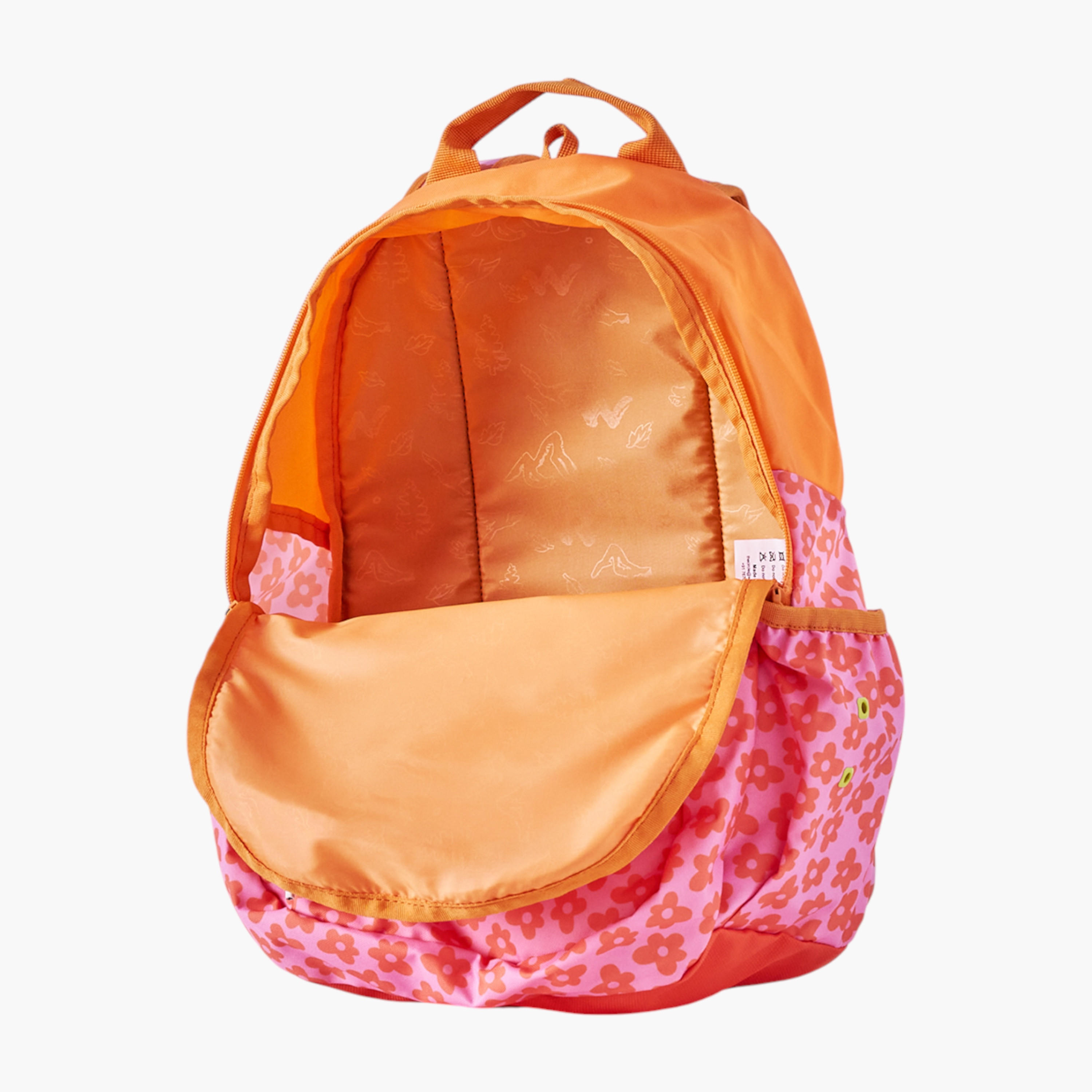 شنطة مدرسية بطبعات مع شنطة نقود صغيرة من وايلدكرافت - 19×19×41 سم-school-bagsandbackpacks-backpacks-image-8