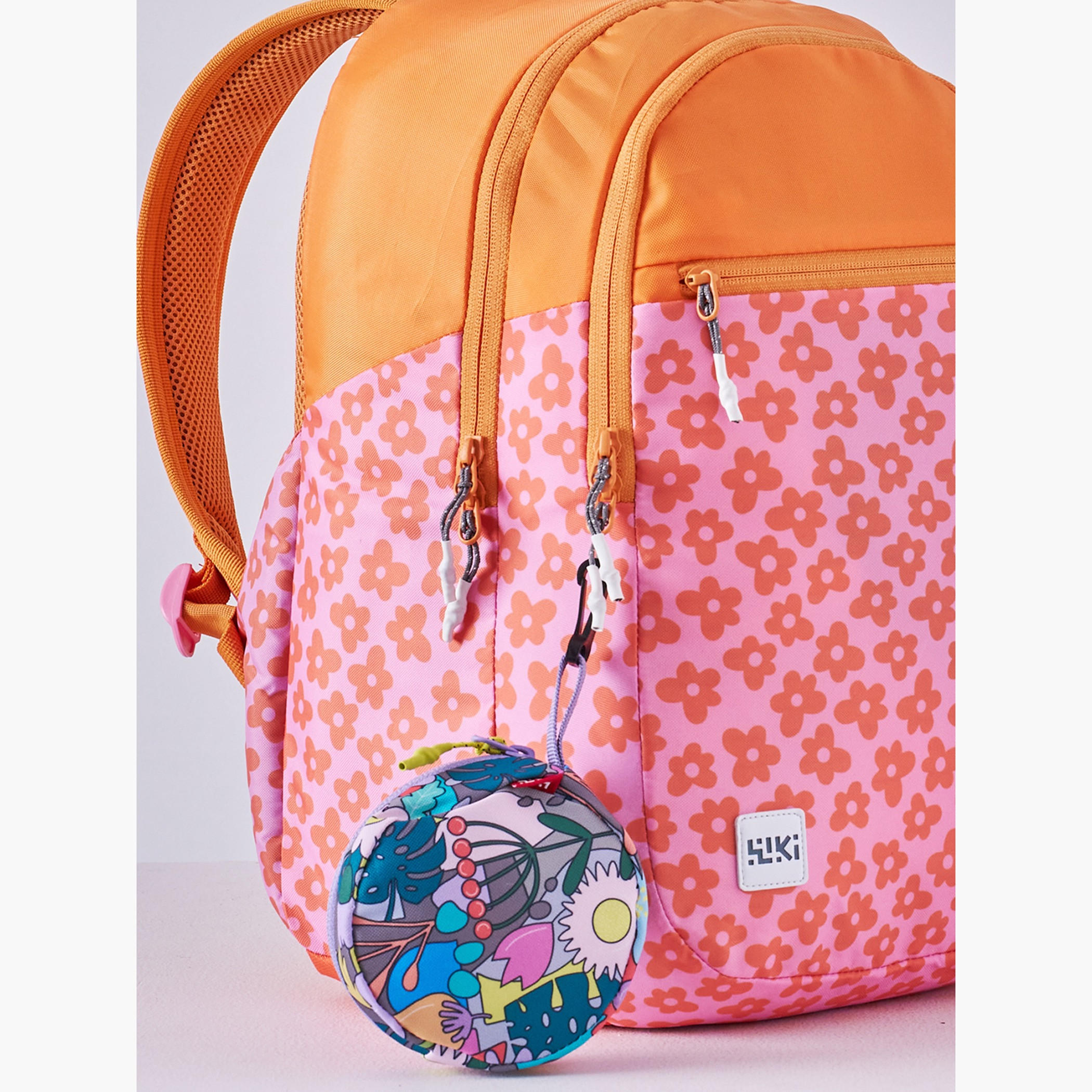 شنطة مدرسية بطبعات مع شنطة نقود صغيرة من وايلدكرافت - 19×19×41 سم-school-bagsandbackpacks-backpacks-image-9