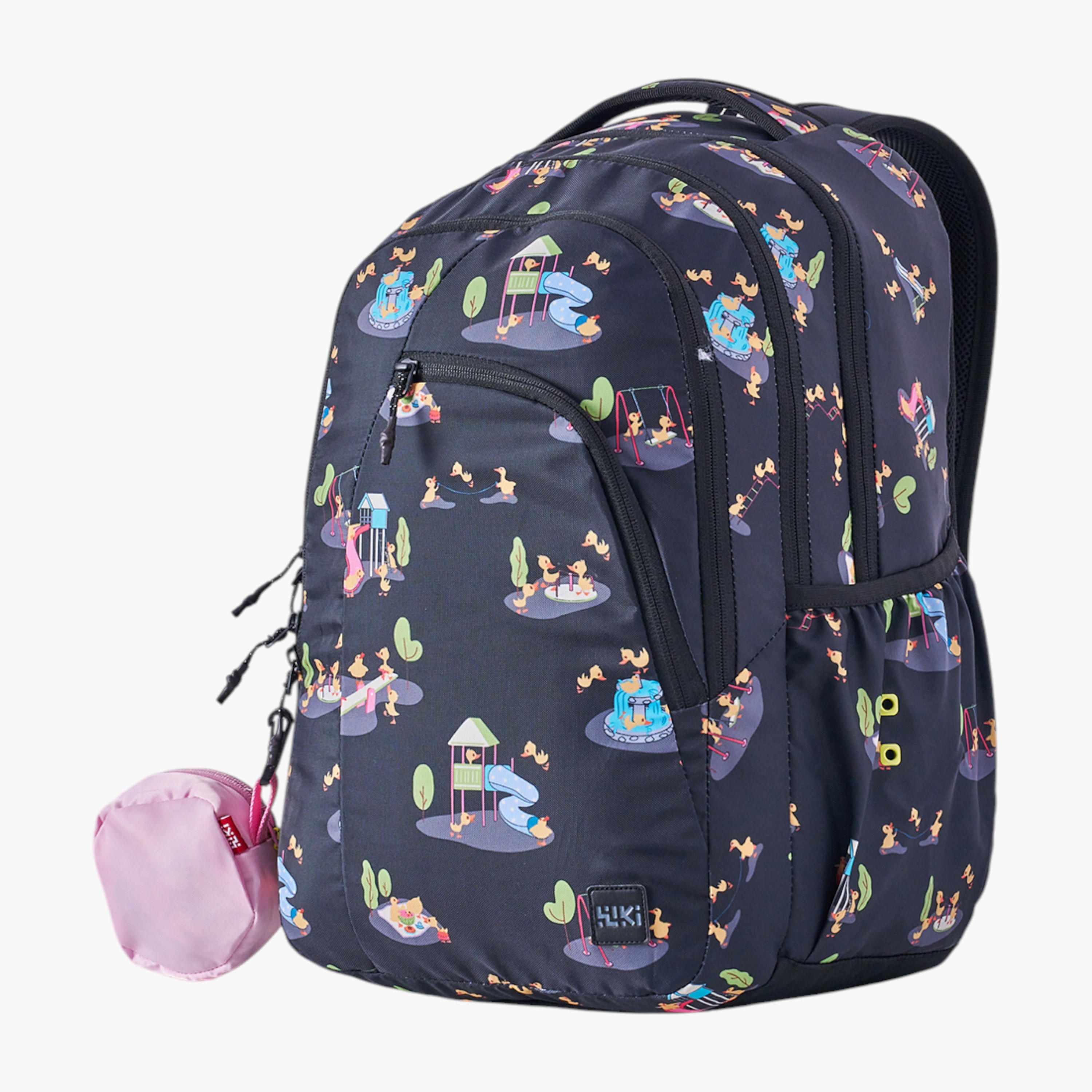 Wildcraft Wiki Printed Backpack with Detachable Pouch and Zip Closure - 23x23x44 cms-school-bagsandbackpacks-backpacks-image-3