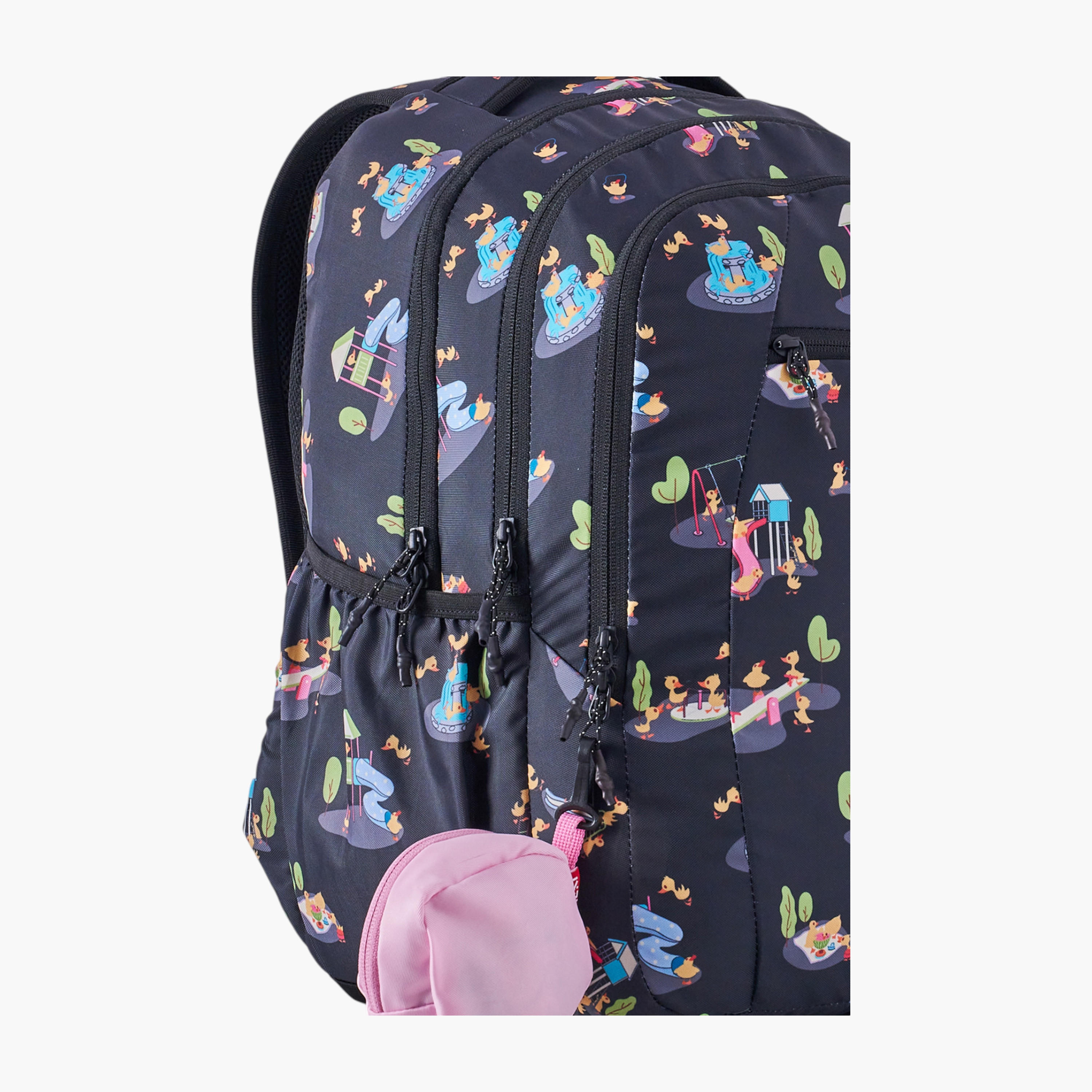 Wildcraft Wiki Printed Backpack with Detachable Pouch and Zip Closure - 23x23x44 cms-school-bagsandbackpacks-backpacks-image-7