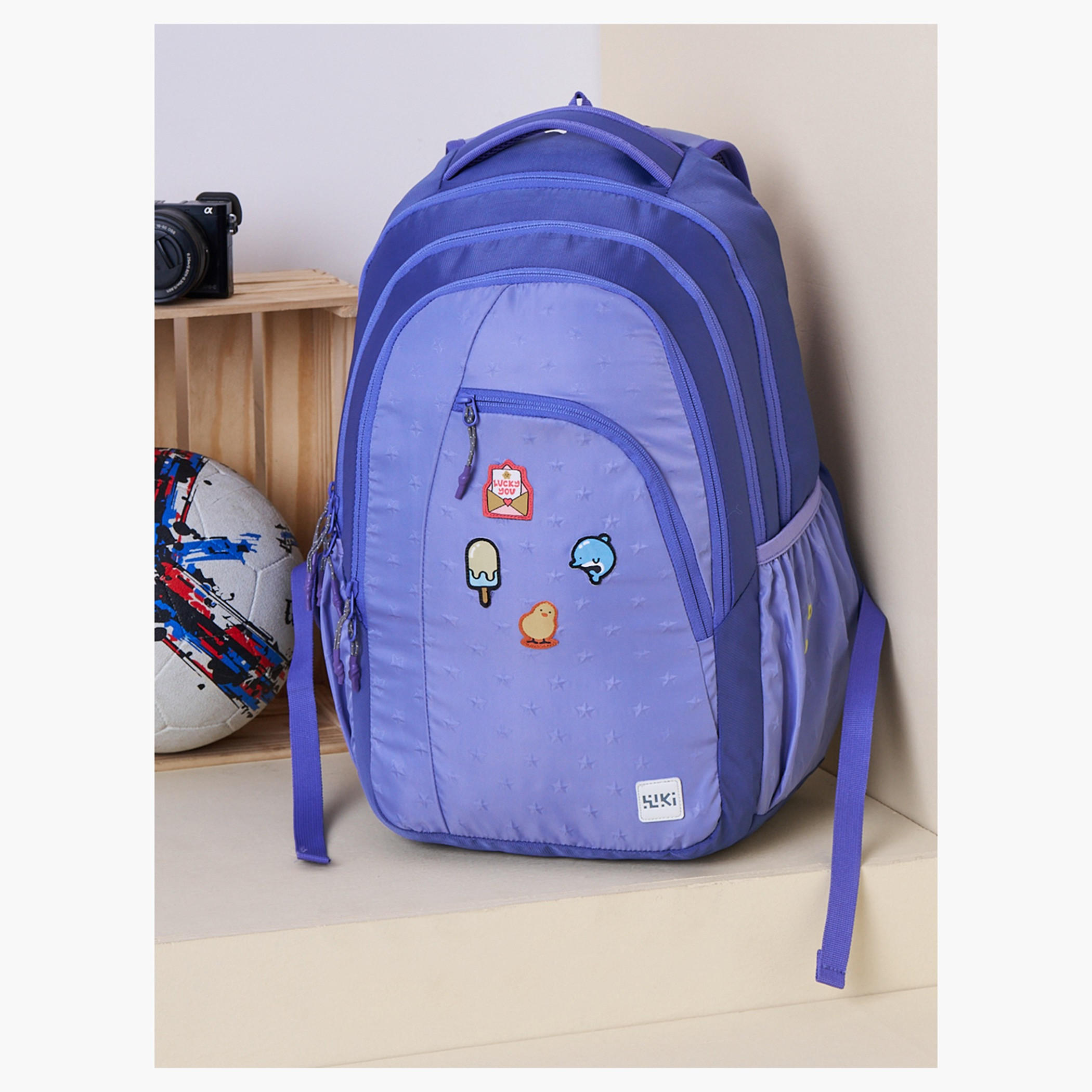 Wildcraft Wiki Printed School Backpack with Coin Pouch - 23x23x44 cms-school-bagsandbackpacks-backpacks-image-12