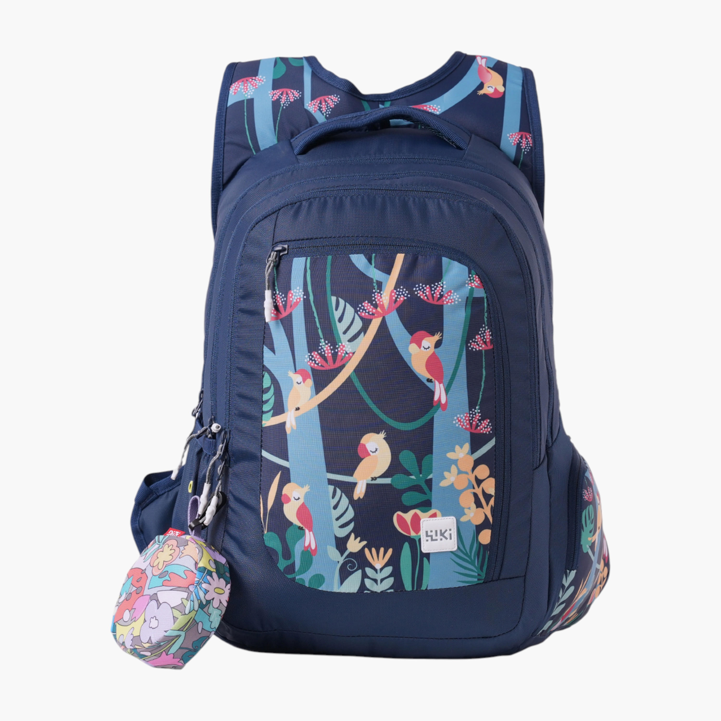 Wildcraft Wiki Tropical Print School Backpack with Coin Pouch - 23x23x47 cms-school-bagsandbackpacks-backpacks-image-1