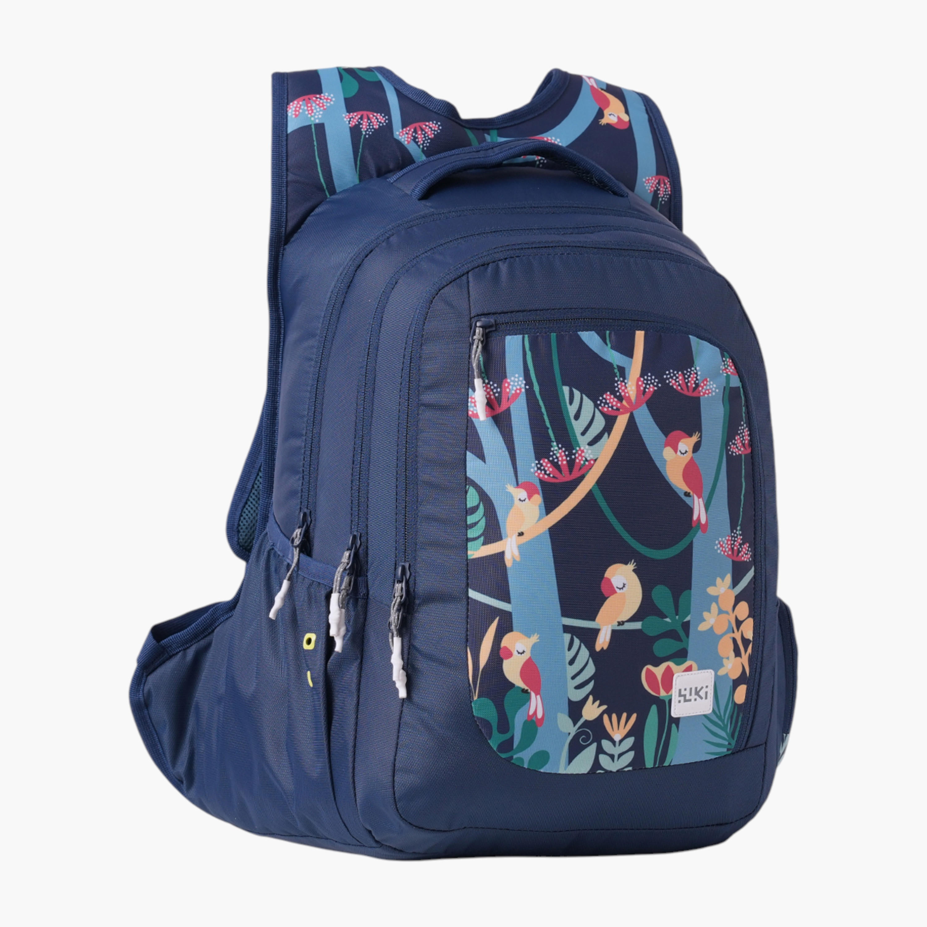 Wildcraft Wiki Tropical Print School Backpack with Coin Pouch - 23x23x47 cms-school-bagsandbackpacks-backpacks-image-10