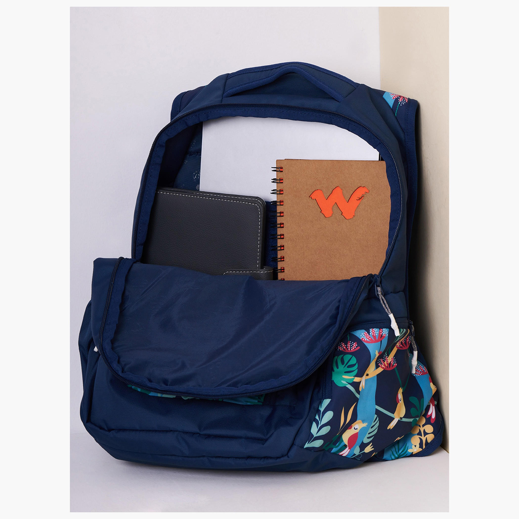 Wildcraft Wiki Tropical Print School Backpack with Coin Pouch - 23x23x47 cms-school-bagsandbackpacks-backpacks-image-14