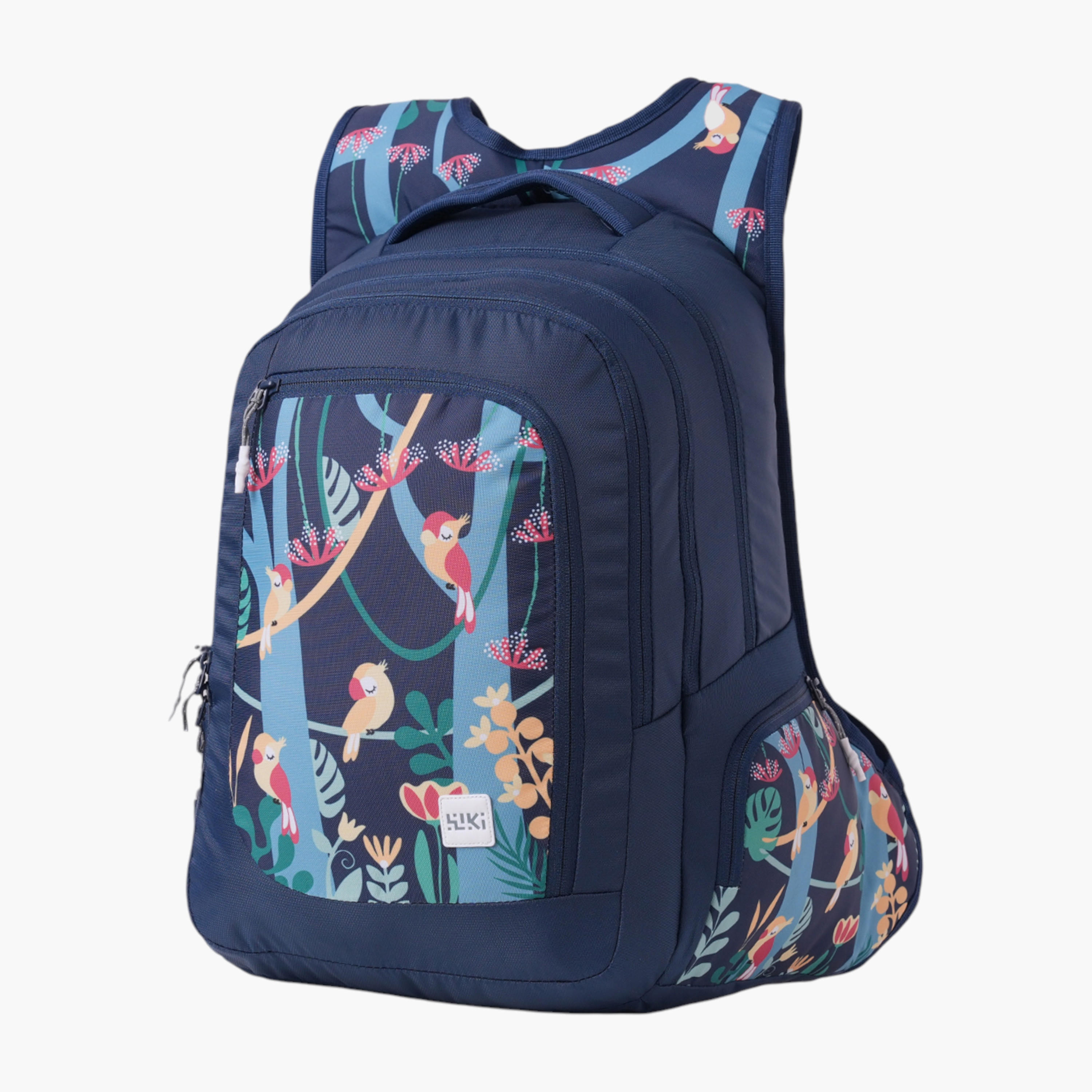 Wildcraft Wiki Tropical Print School Backpack with Coin Pouch - 23x23x47 cms-school-bagsandbackpacks-backpacks-image-9