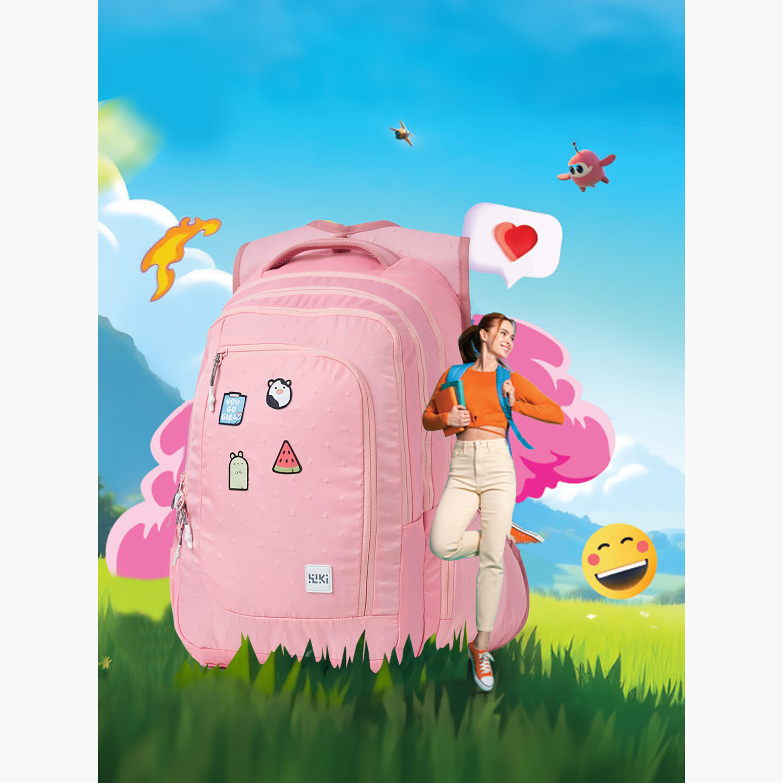 Wildcraft Wiki Printed School Backpack with Coin Pouch - 23x23x47 cms-school-bagsandbackpacks-backpacks-image-2