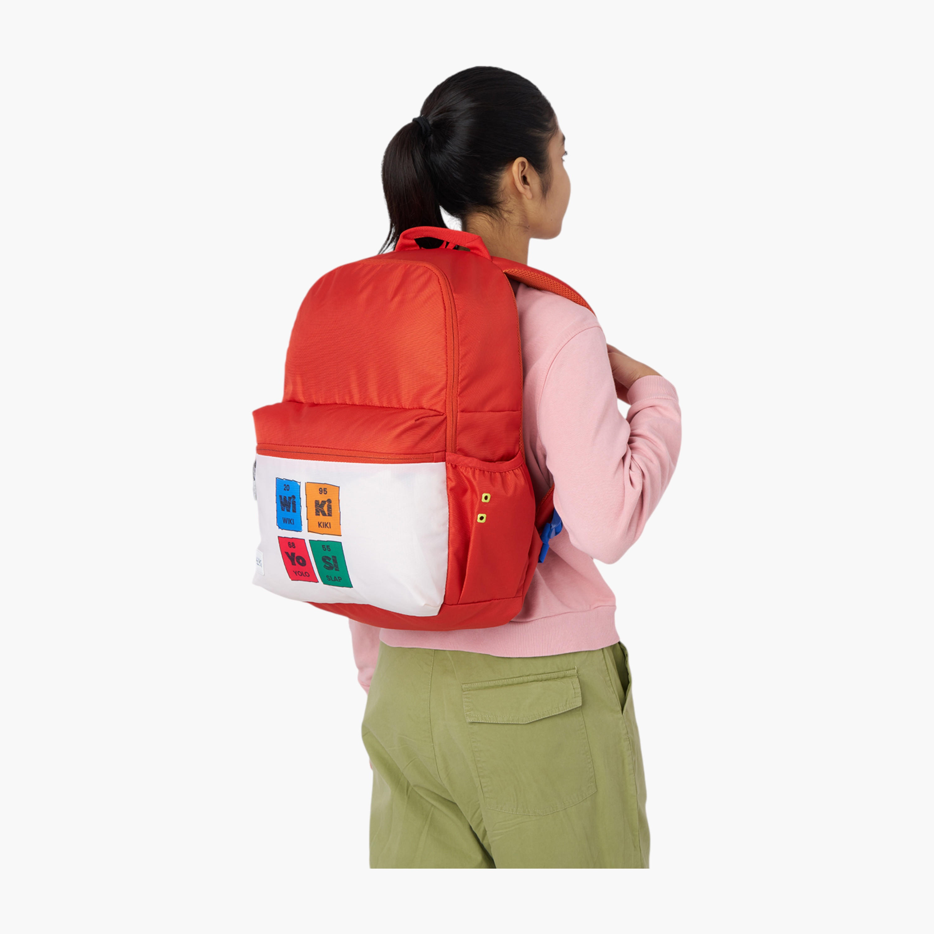 Wildcraft Wiki Colourblock Printed Backpack with Padded Straps - 5x11x18 cms-school-bagsandbackpacks-backpacks-image-3