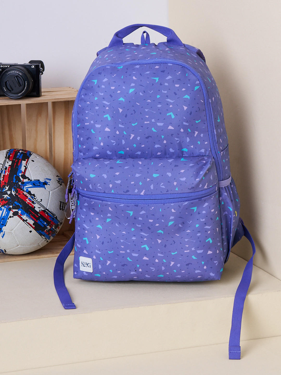 شنطة مدرسية بطبعات وحمالات كتف قابلة للتعديل من وايلدكرافت - 13×13×46 سم-school-bagsandbackpacks-backpacks-image-11