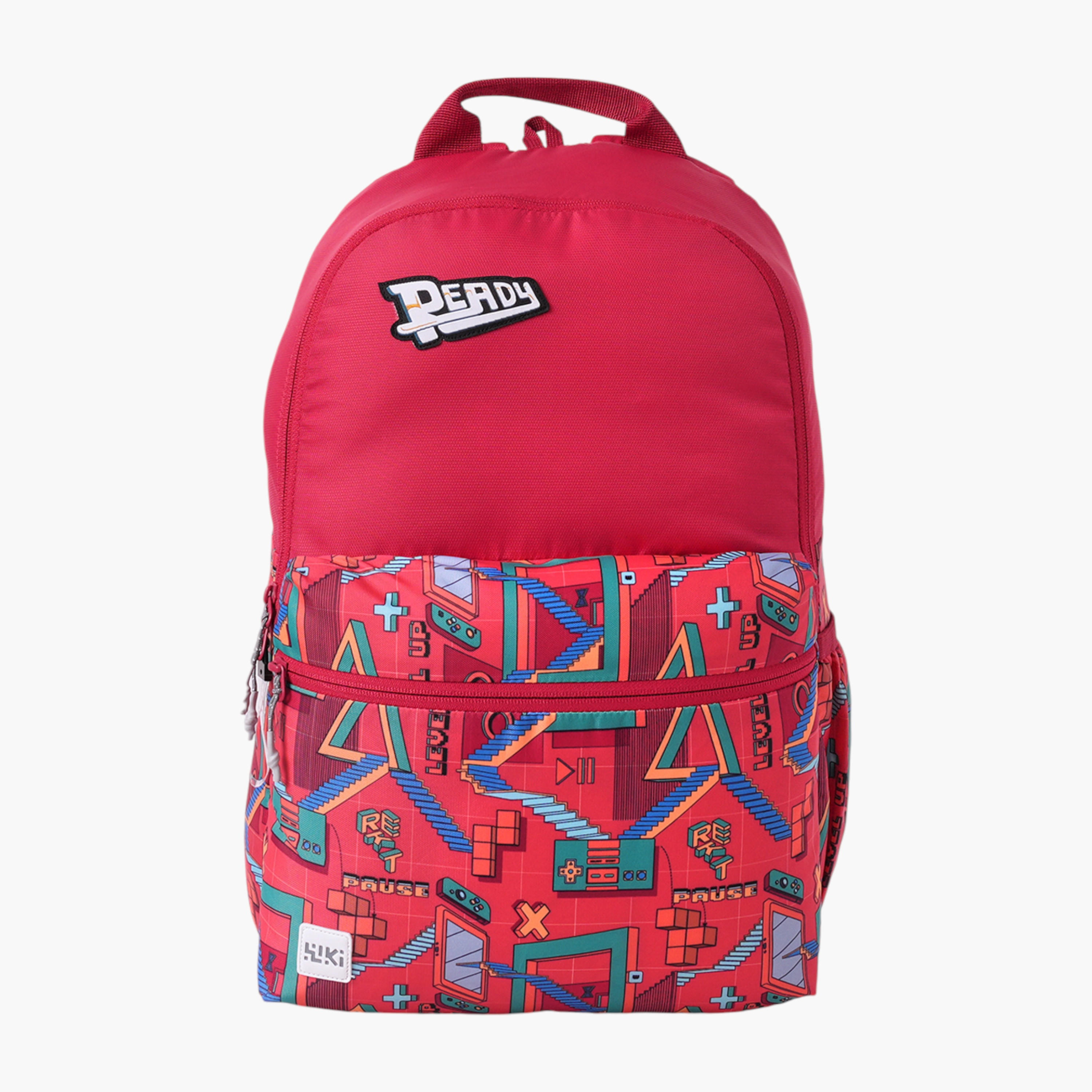 Wildcraft Wiki Printed Backpack with Padded Straps - 13x13x46 cms-school-bagsandbackpacks-backpacks-image-1