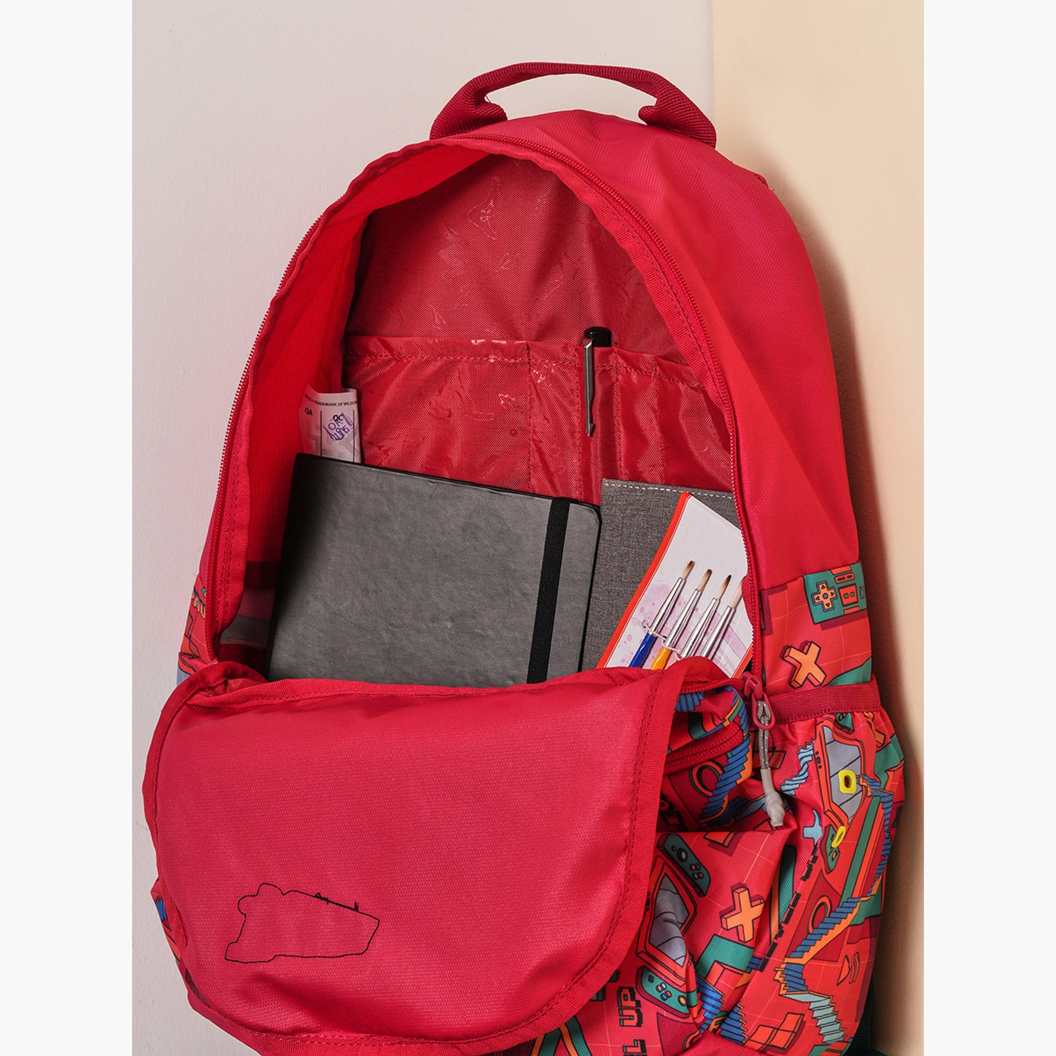 Wildcraft Wiki Printed Backpack with Padded Straps - 13x13x46 cms-school-bagsandbackpacks-backpacks-image-13