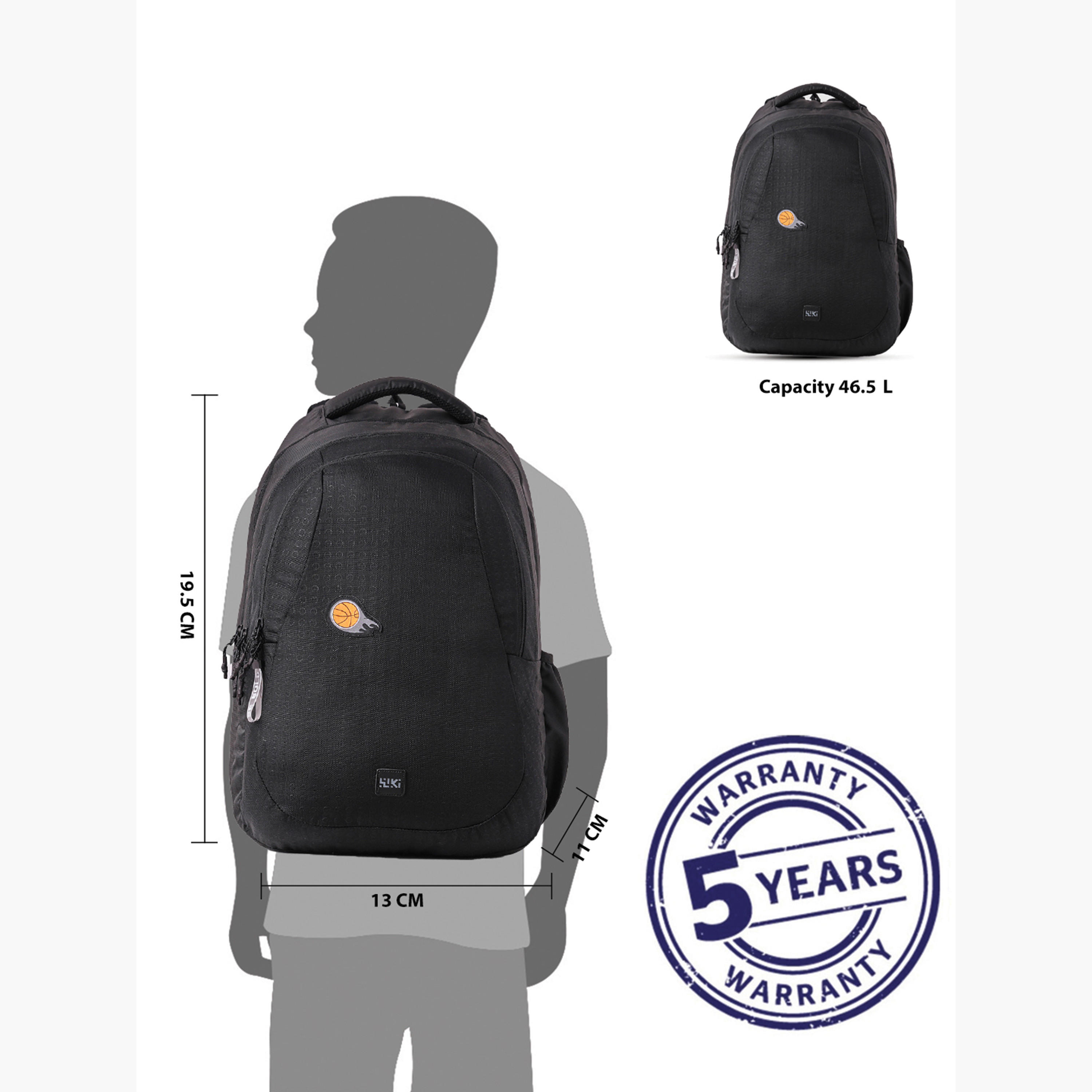 Wildcraft Wiki Printed School Backpack with Adjustable Shoulder Straps - 28x28x50 cms-school-bagsandbackpacks-backpacks-image-14