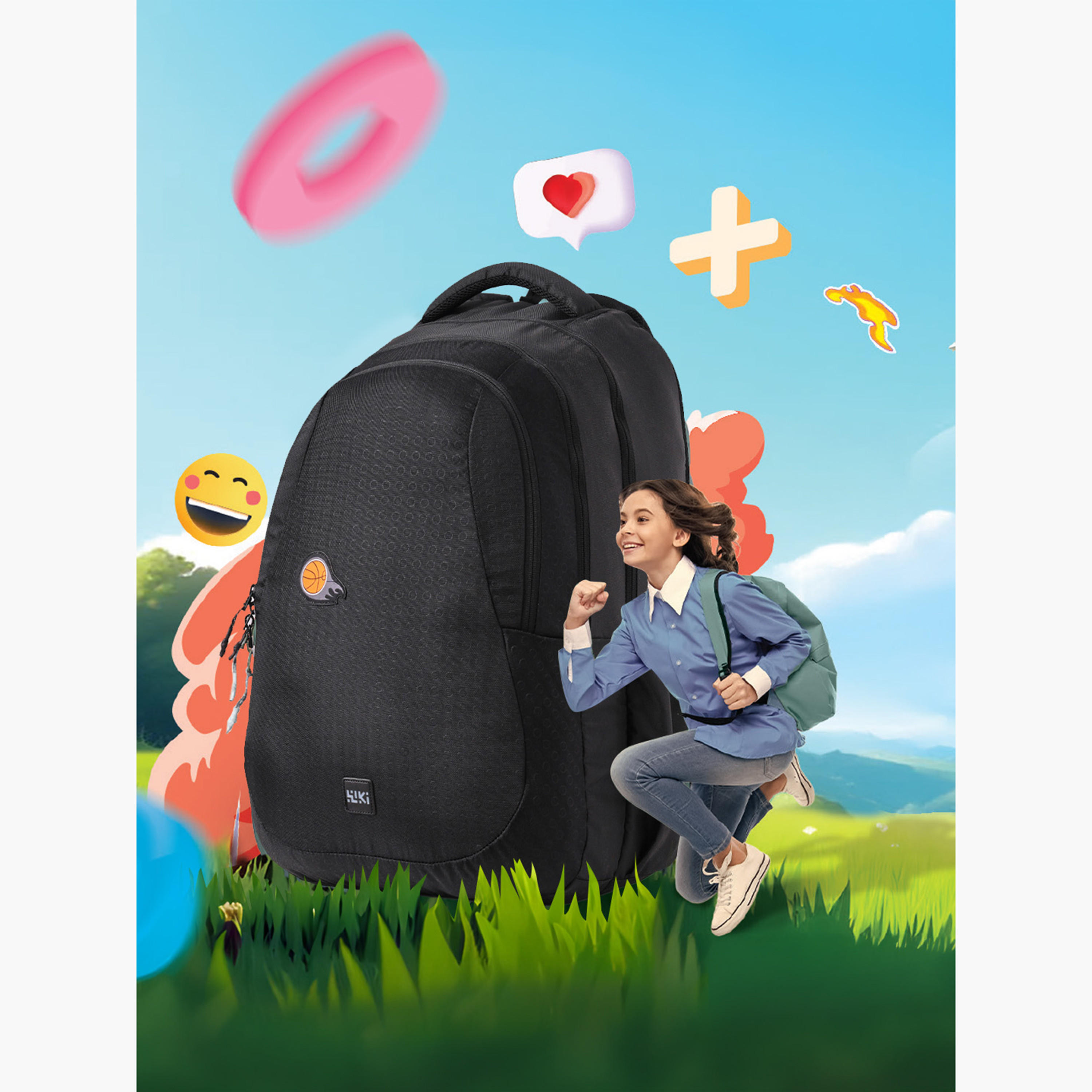 Wildcraft Wiki Printed School Backpack with Adjustable Shoulder Straps - 28x28x50 cms-school-bagsandbackpacks-backpacks-image-2