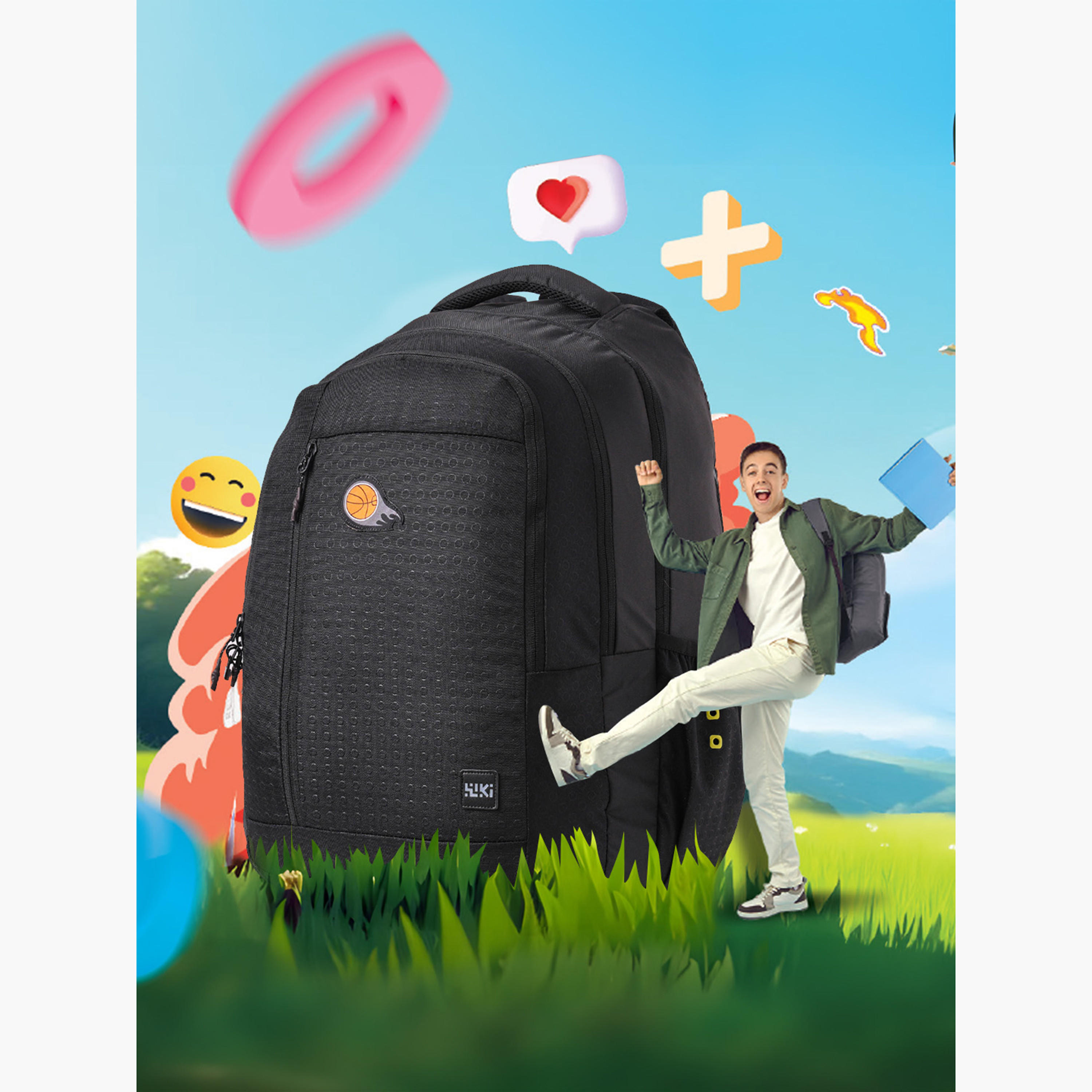 Wildcraft Wiki Printed School Backpack with Adjustable Shoulder Straps - 28x28x50 cms-school-bagsandbackpacks-backpacks-image-2