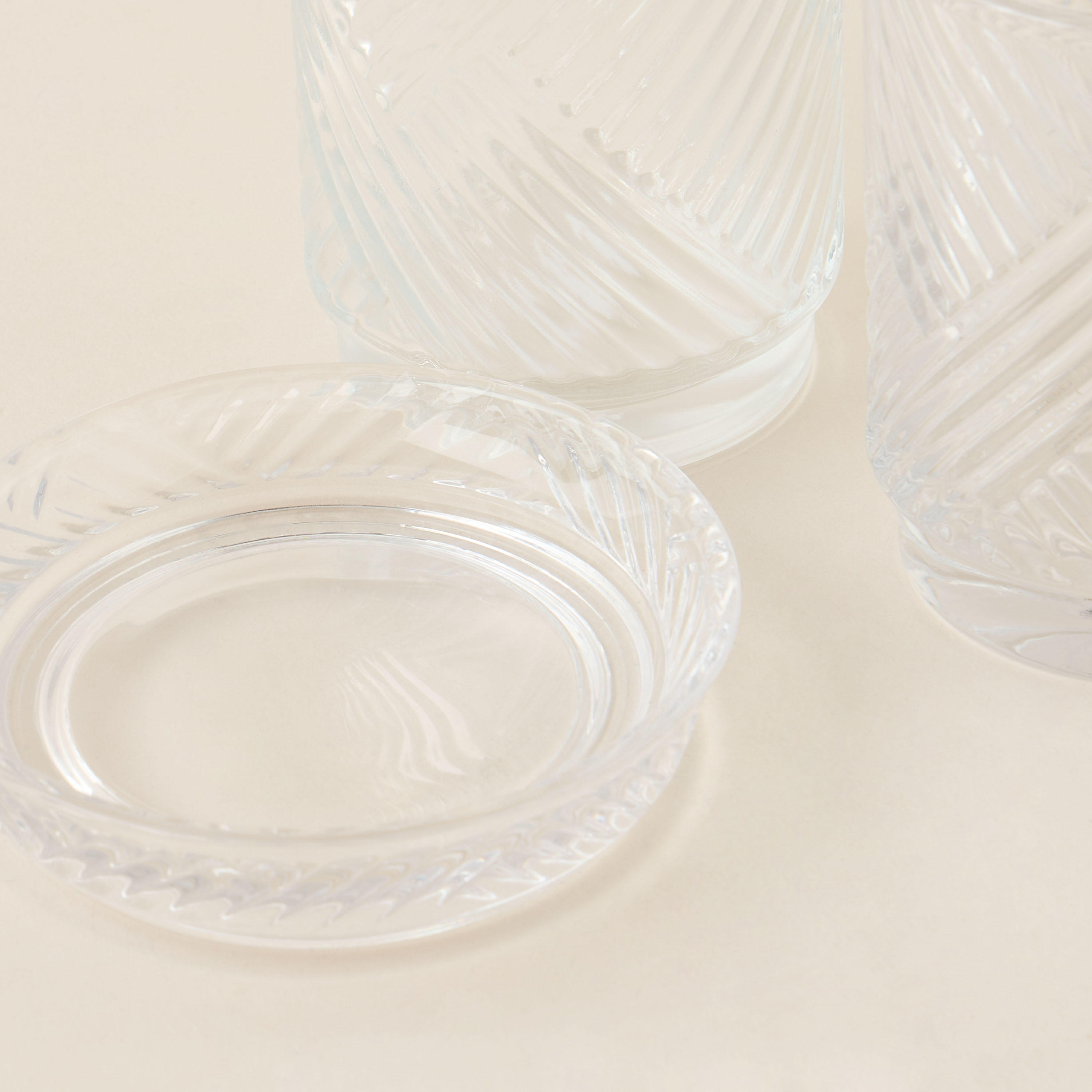 Textured 3-Piece Glass Bathroom Accessory Set-household-bathandlaundry-bathaccessories-soapdishesanddispensers-image-6