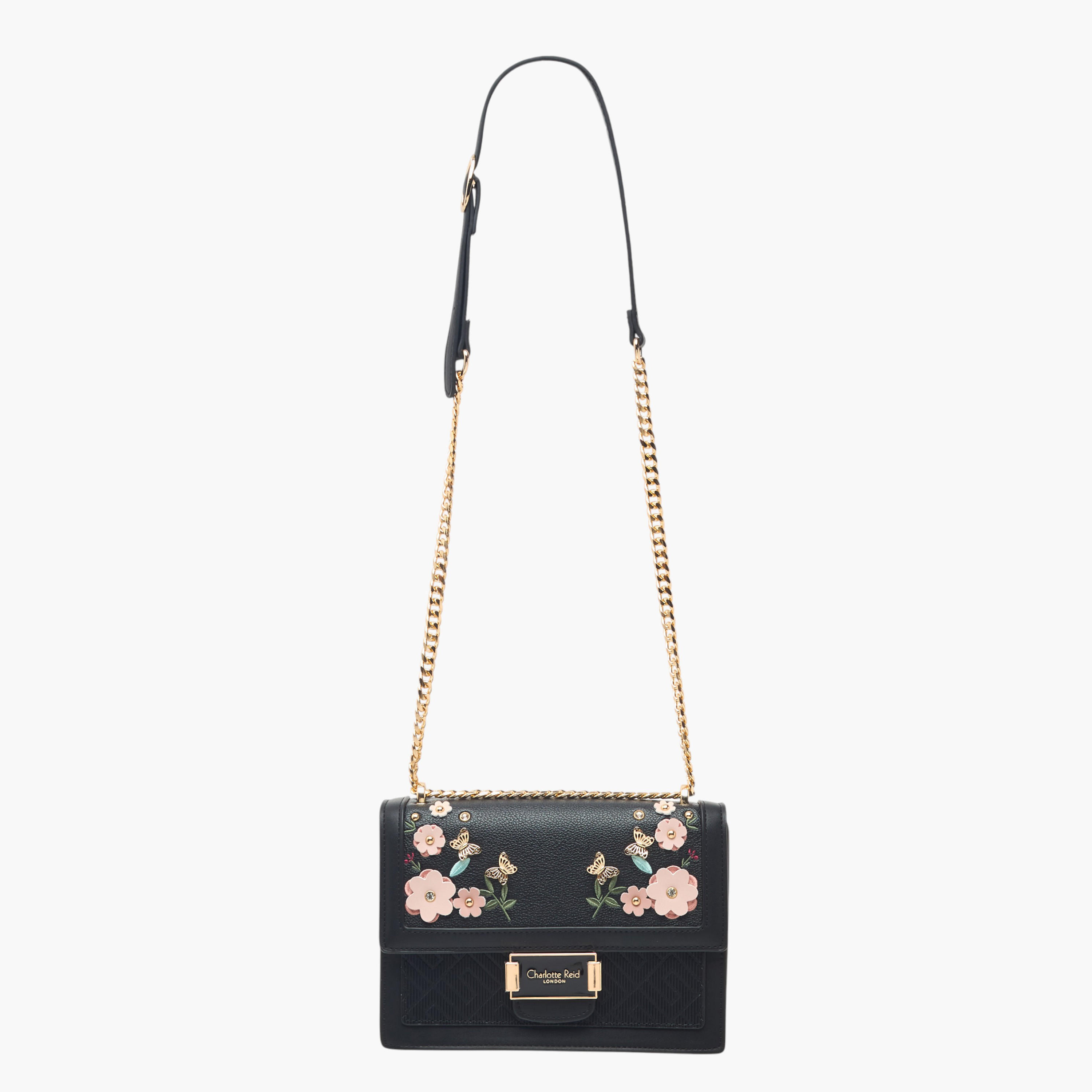 Charlotte Reid Embellished Crossbody Bag with Chain Strap-women-bagsandwallets-handbags-image-3
